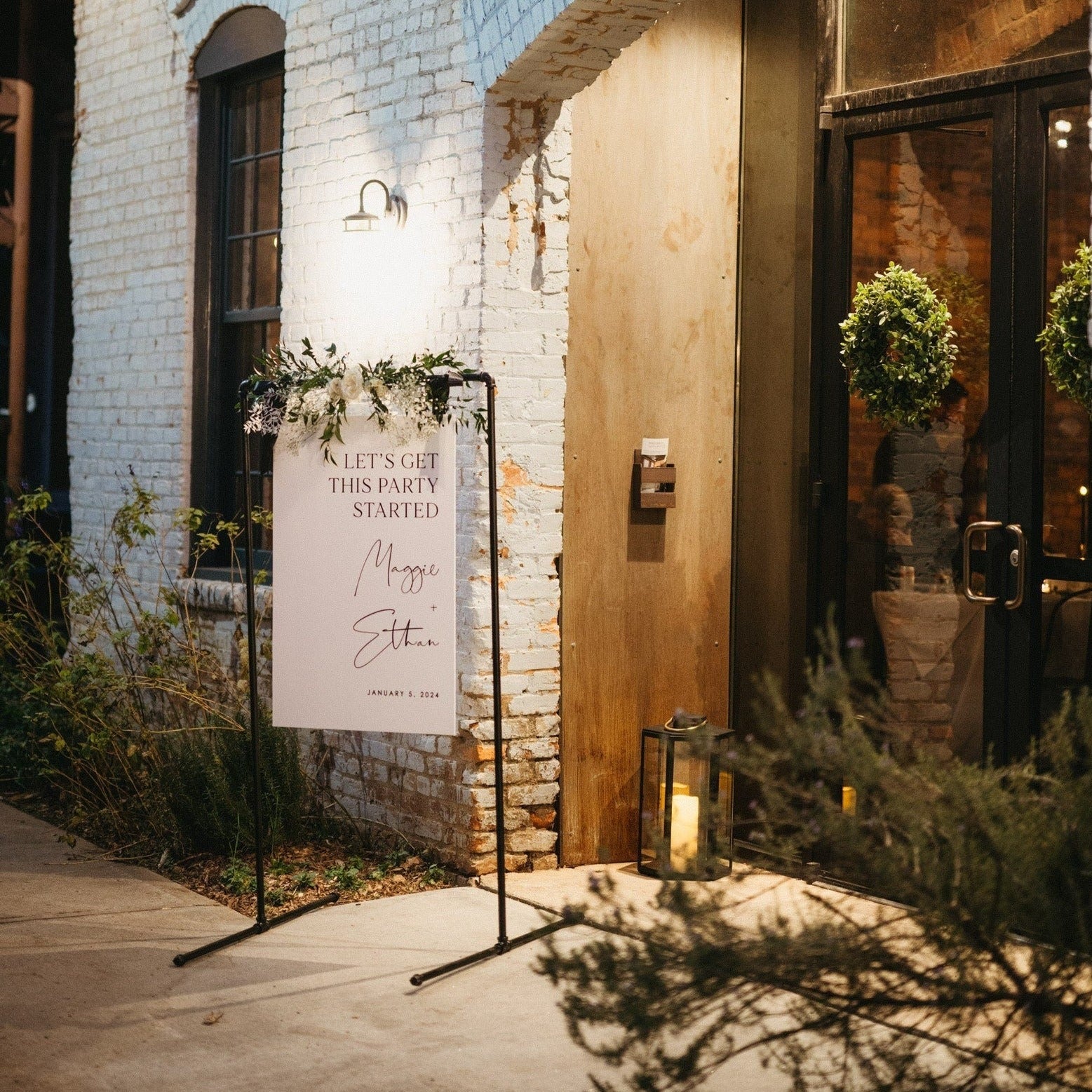 Wedding Welcome Sign