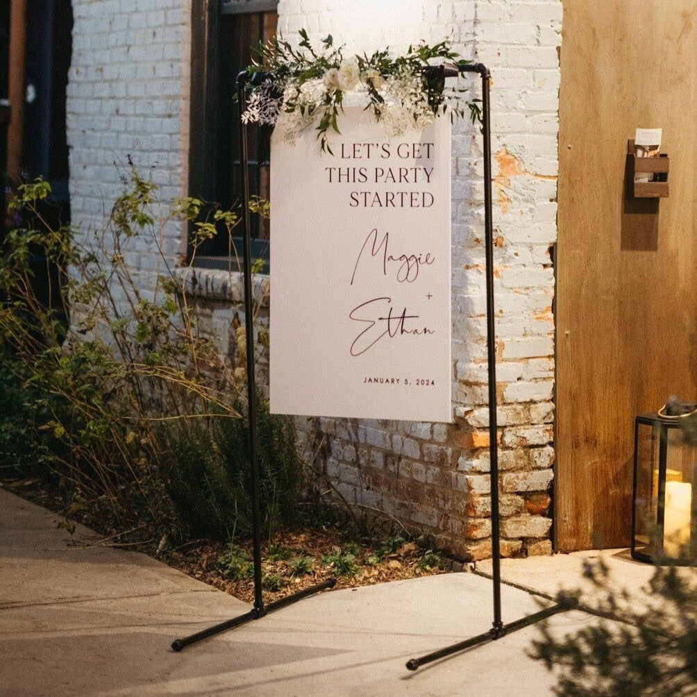 Wedding Welcome Sign