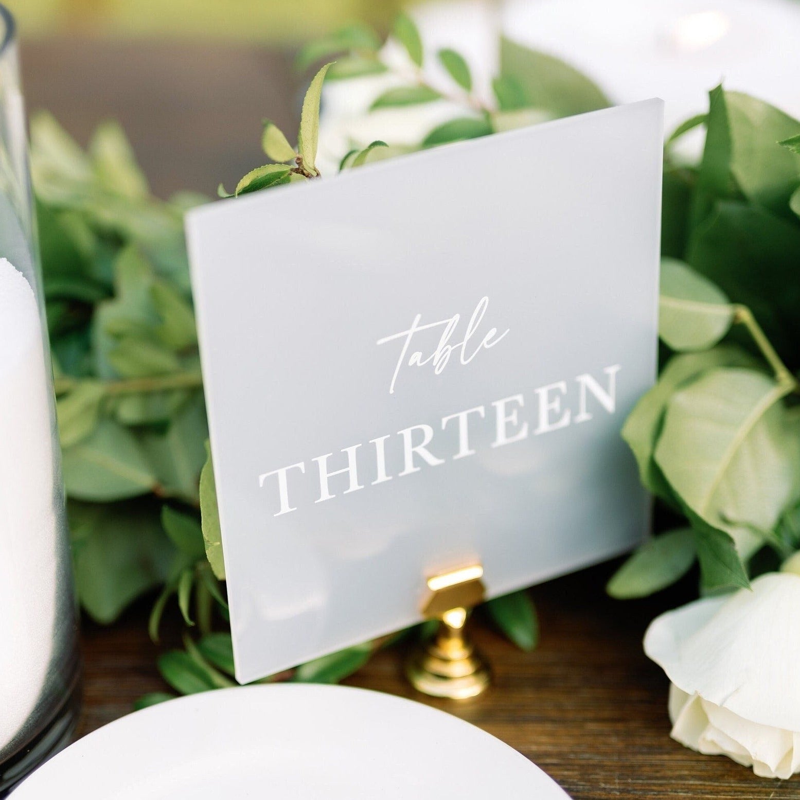 Table Numbers