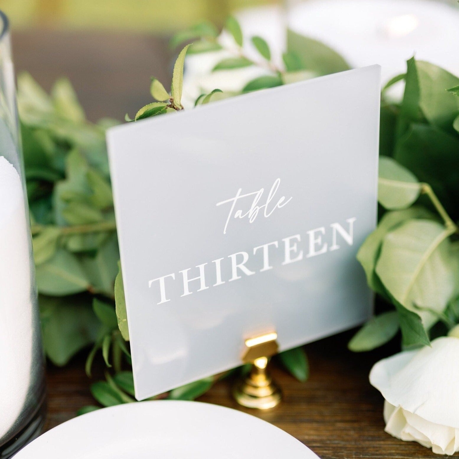 Table Numbers