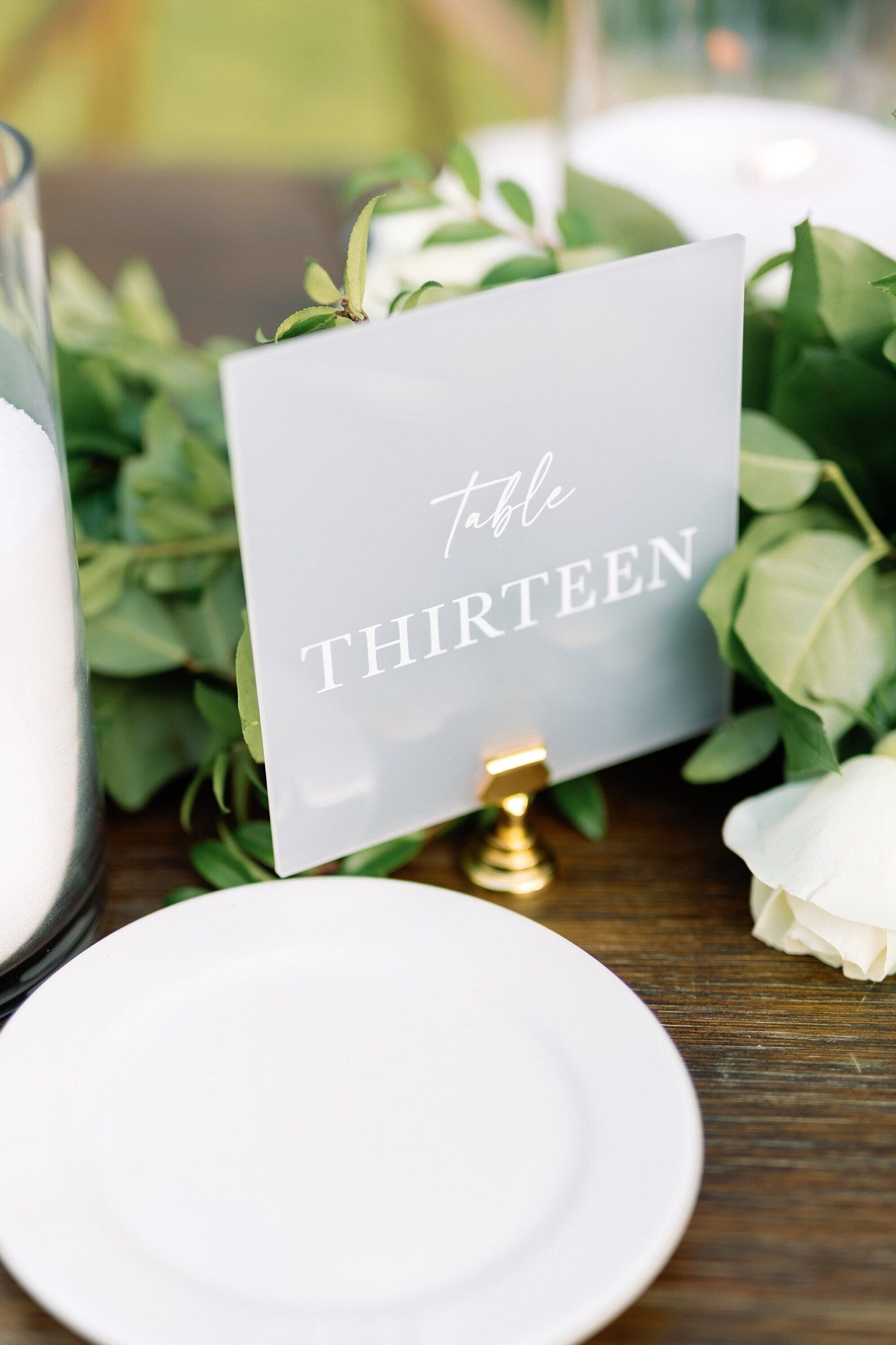 Table Numbers