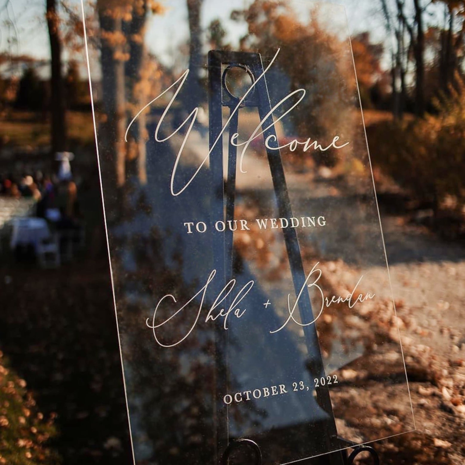 Wedding Welcome Sign