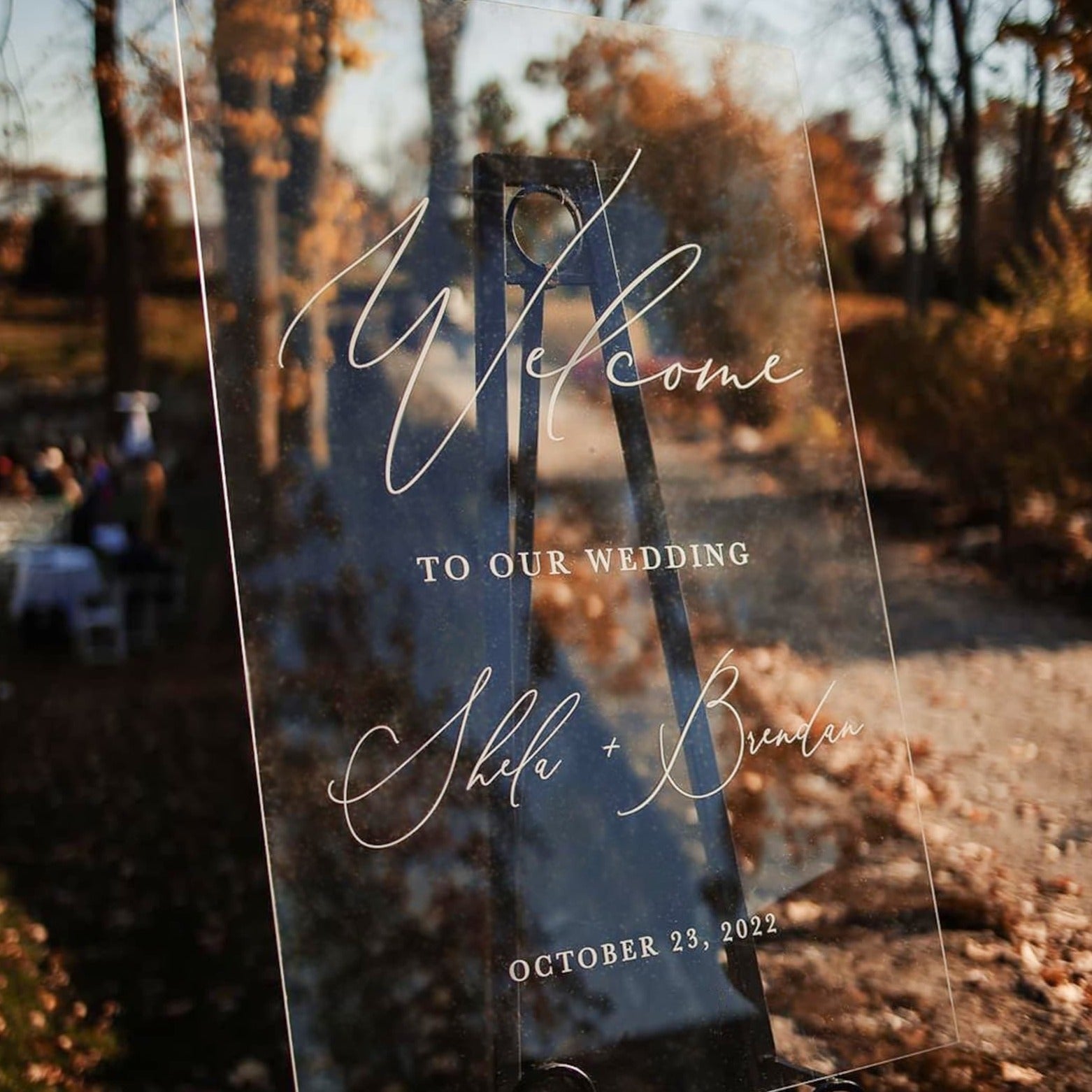 Wedding Welcome Sign