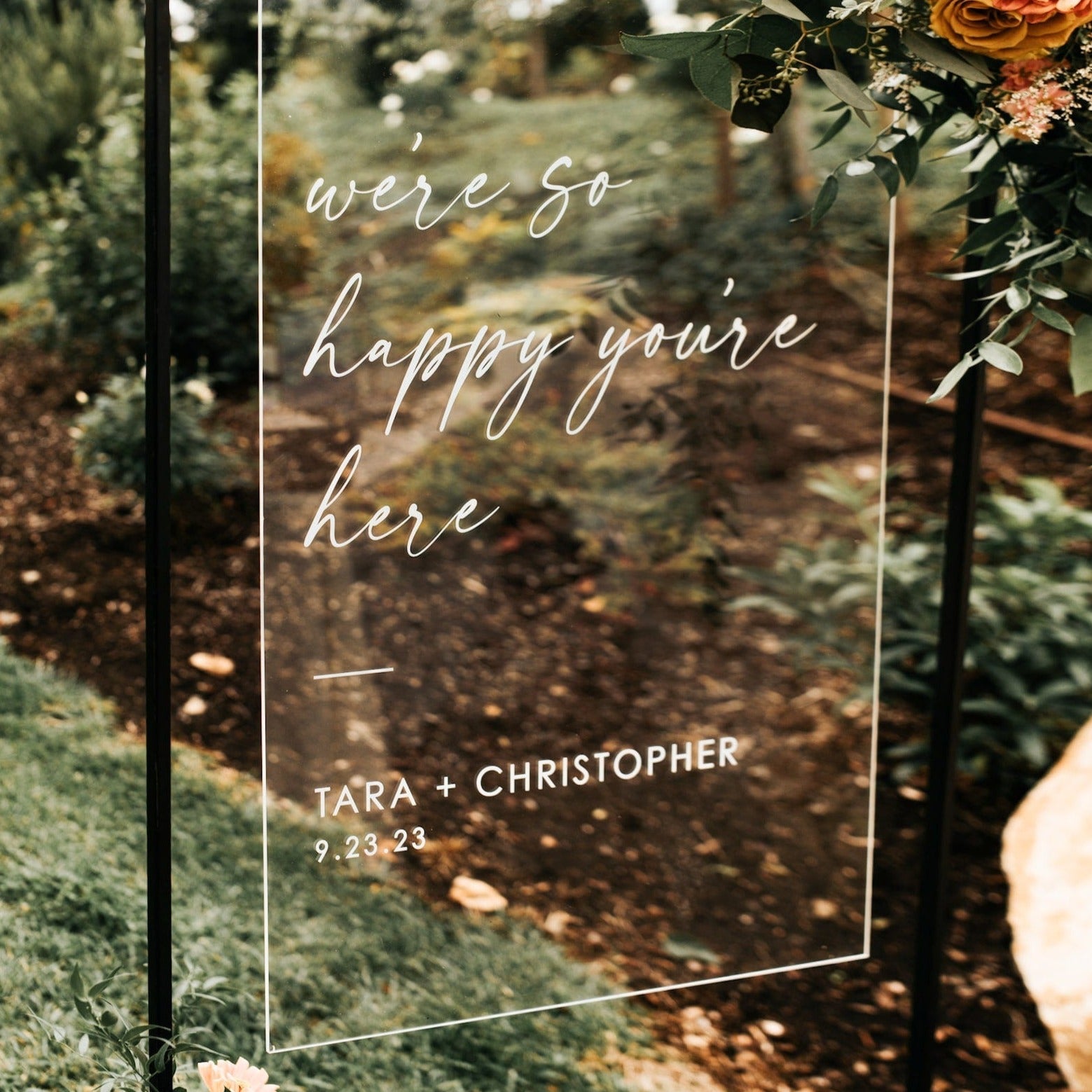 Wedding Welcome Sign