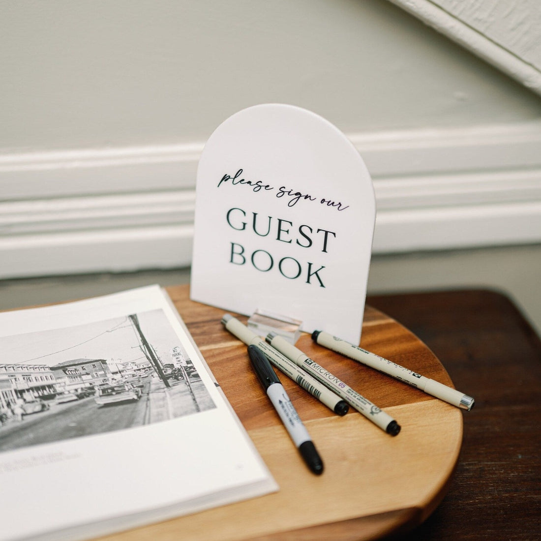 Arched Guestbook Sign