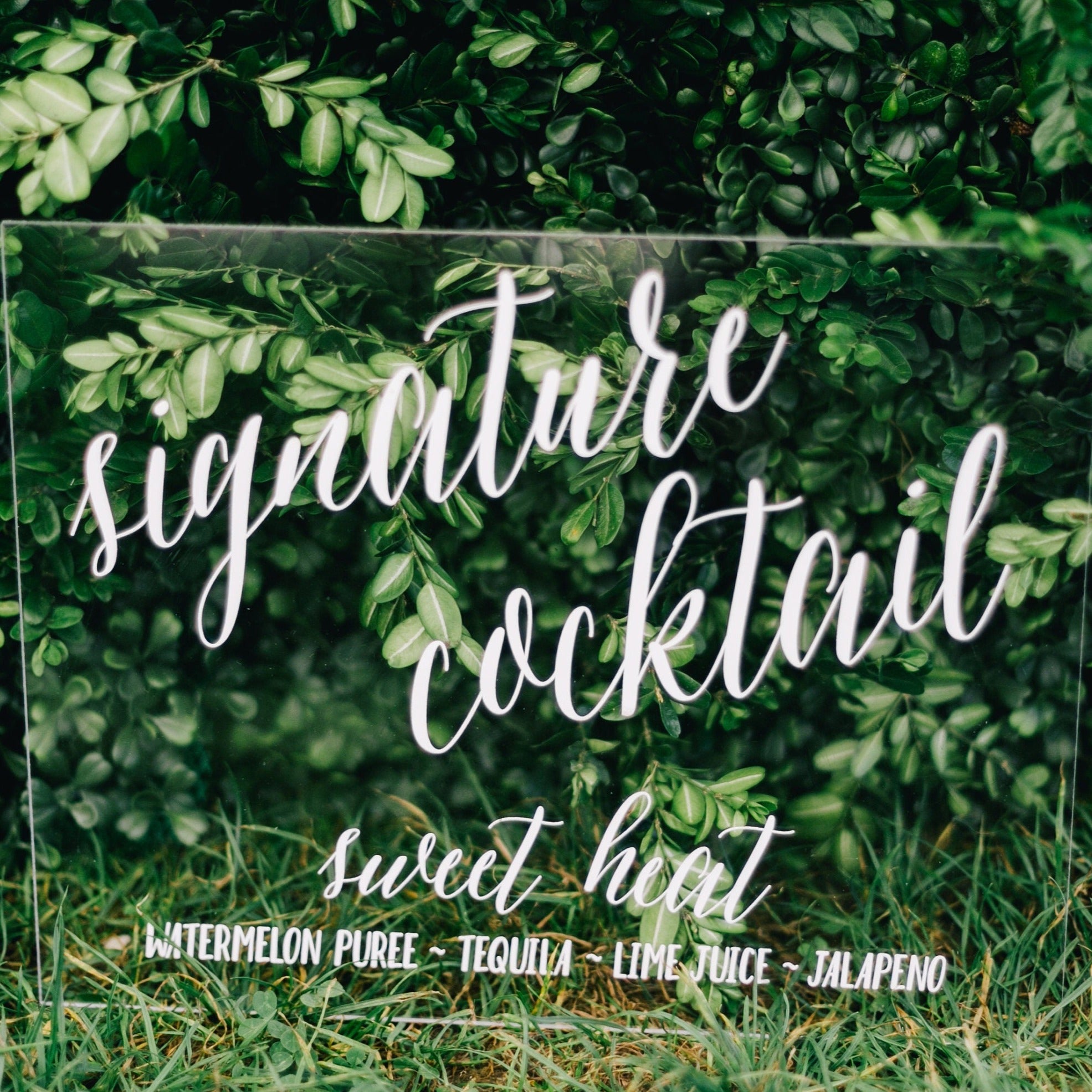 Signature Cocktail Sign