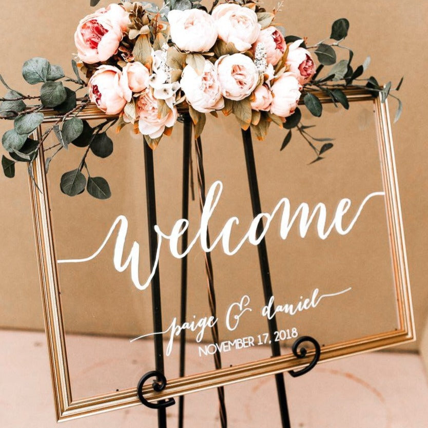 Wedding Welcome Sign