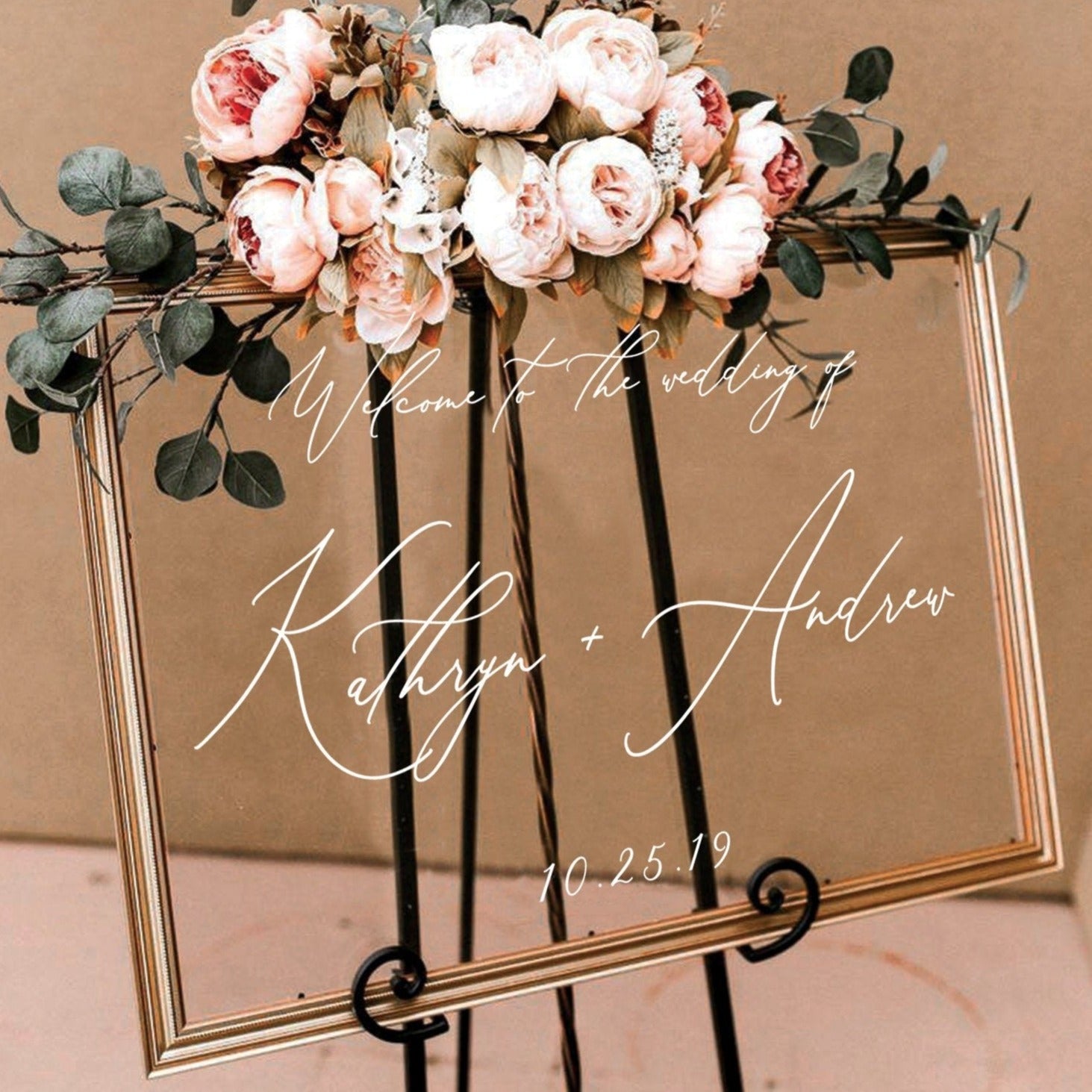 Wedding Welcome Sign