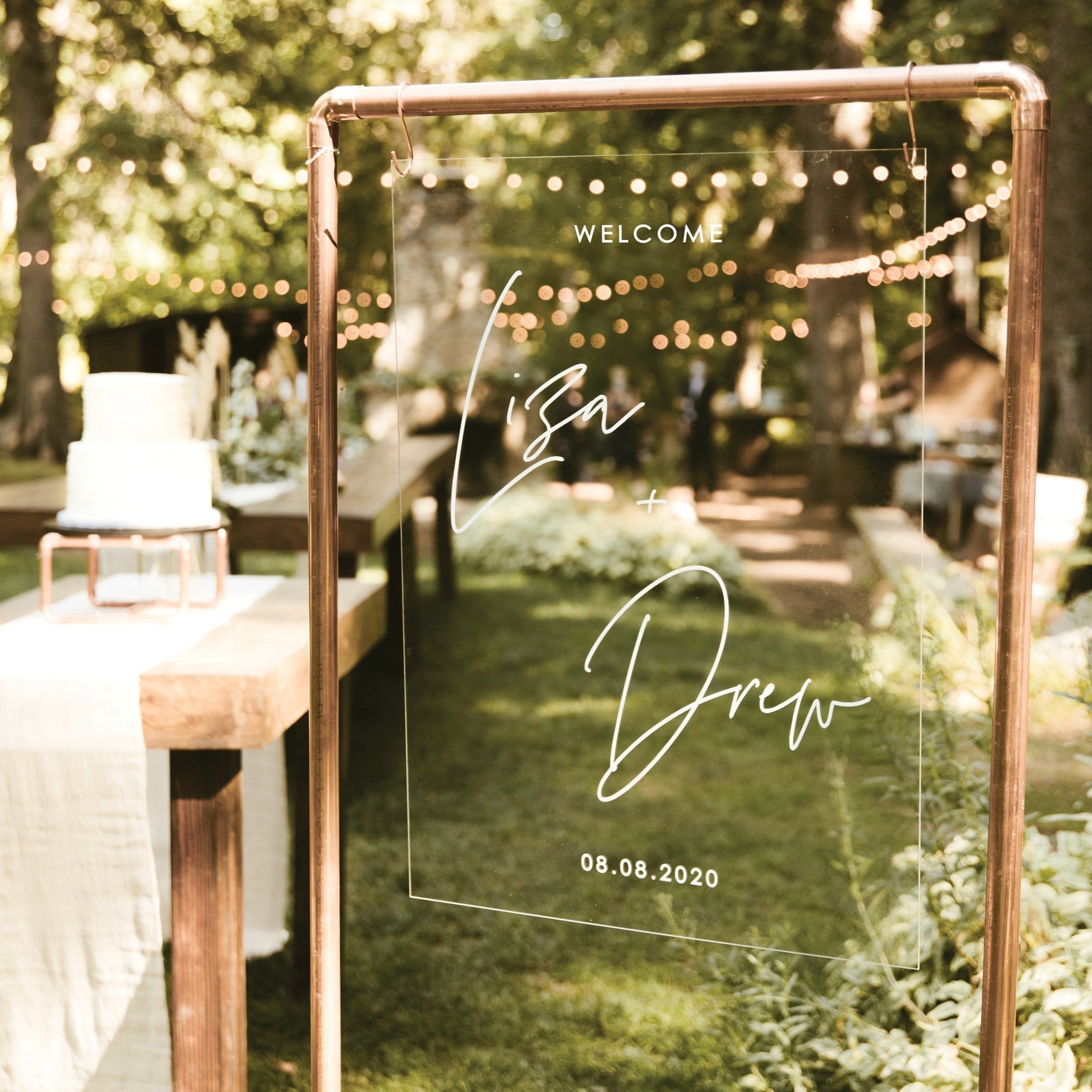 Wedding Welcome Sign