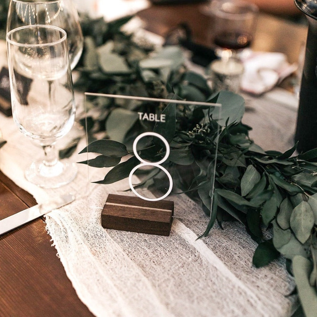 Table Numbers