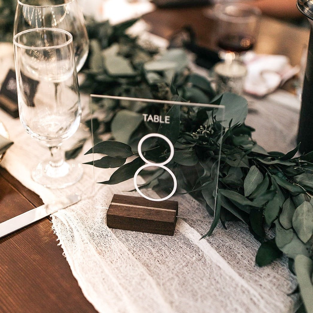 Table Numbers