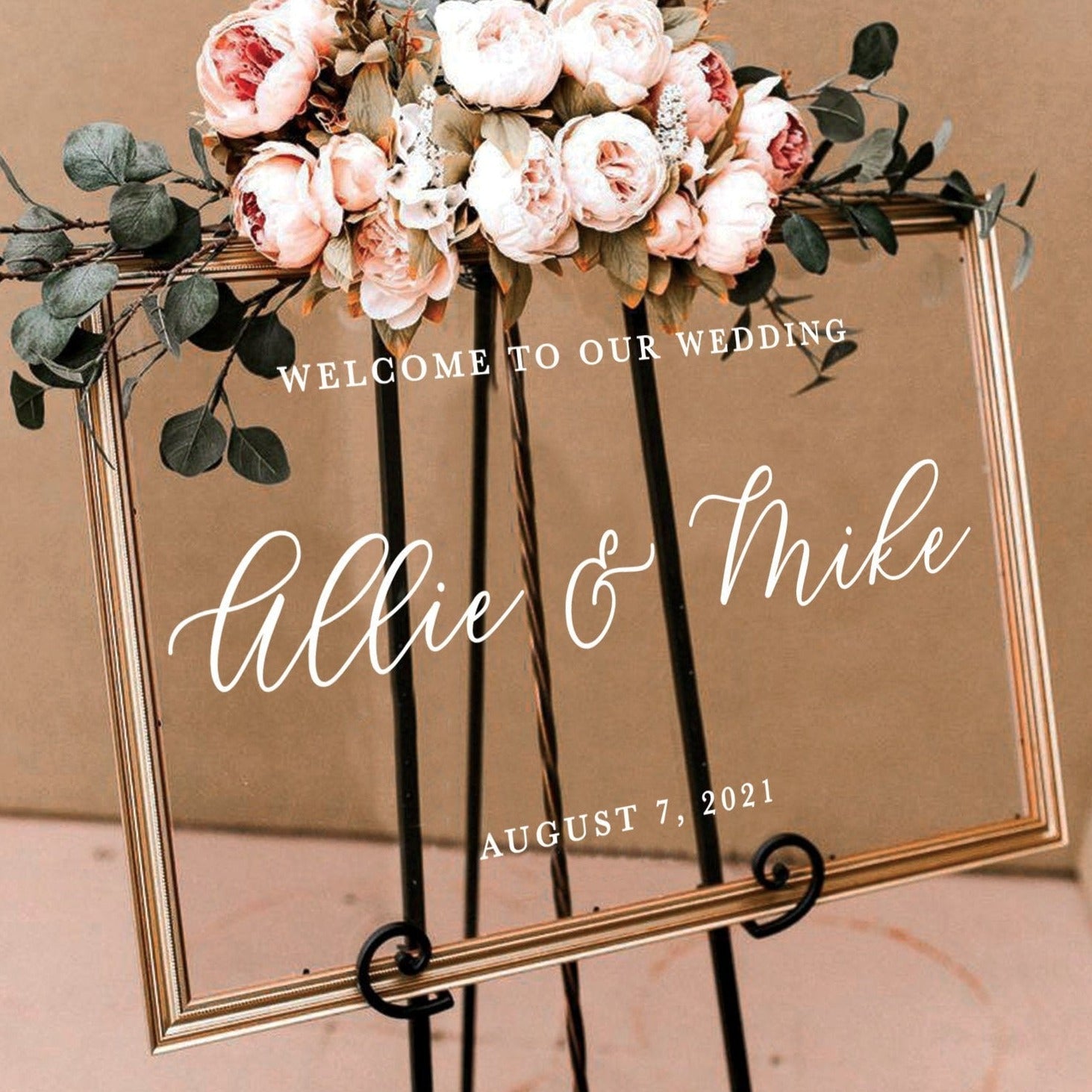 Wedding Welcome Sign