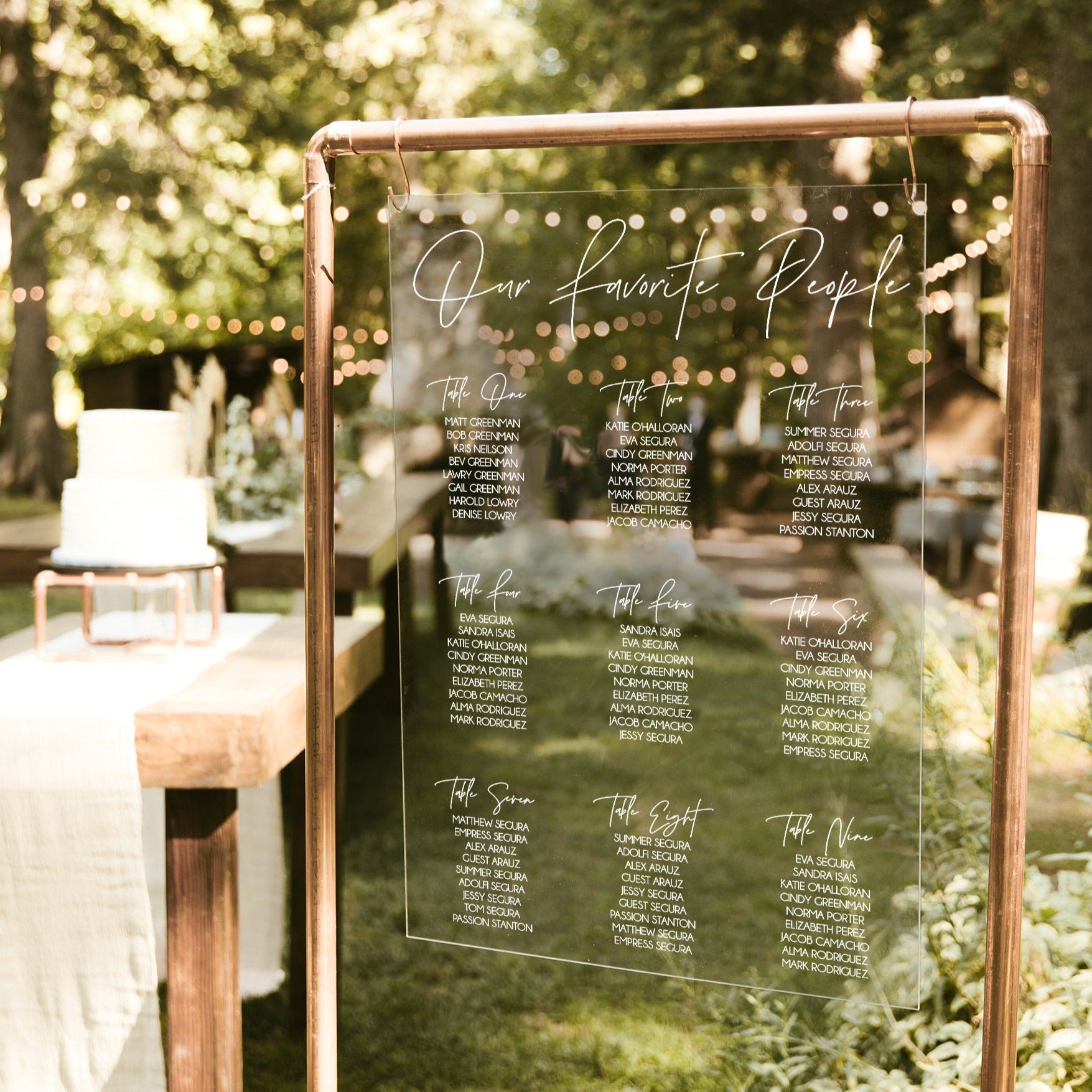 Seating Chart