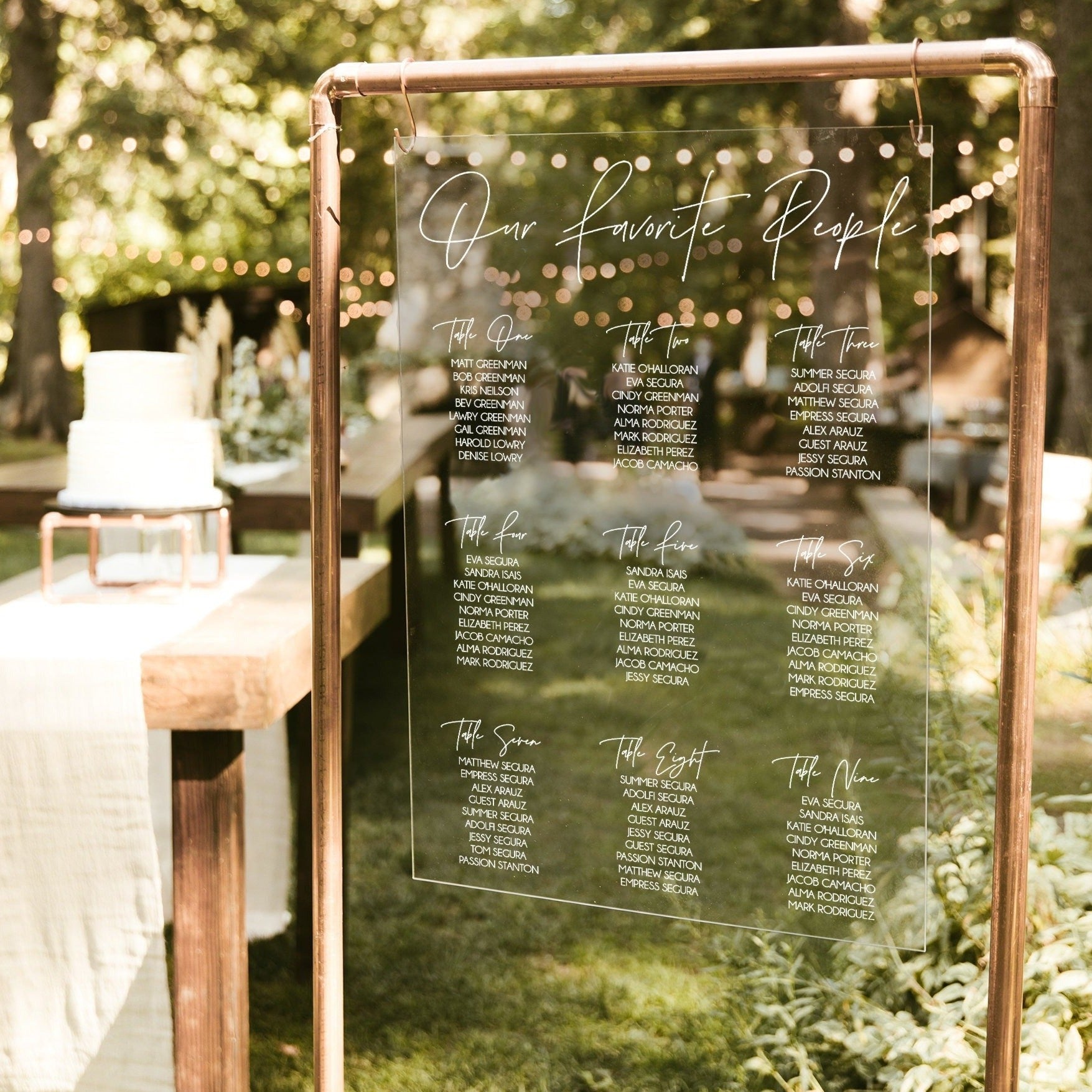 Seating Chart