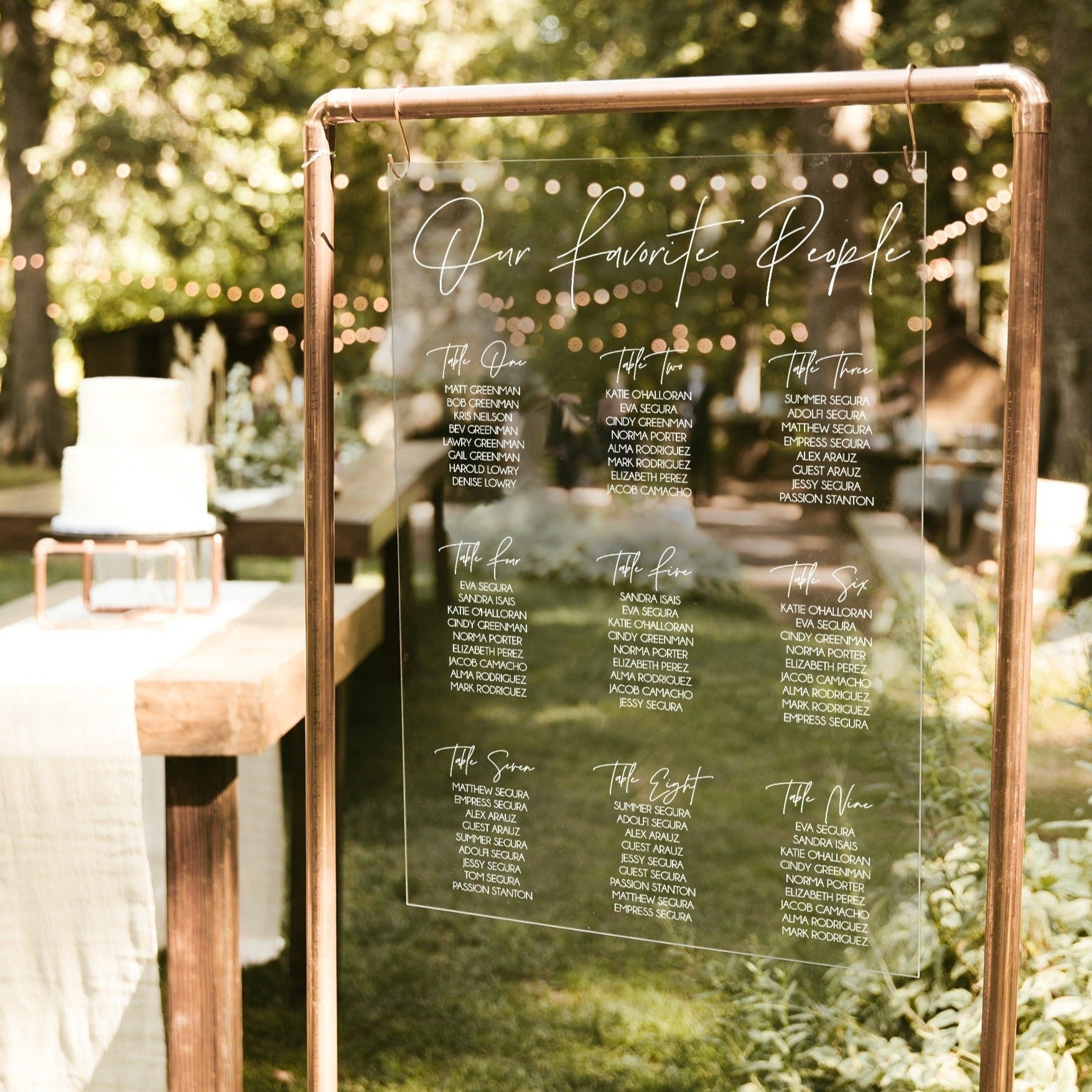Seating Chart