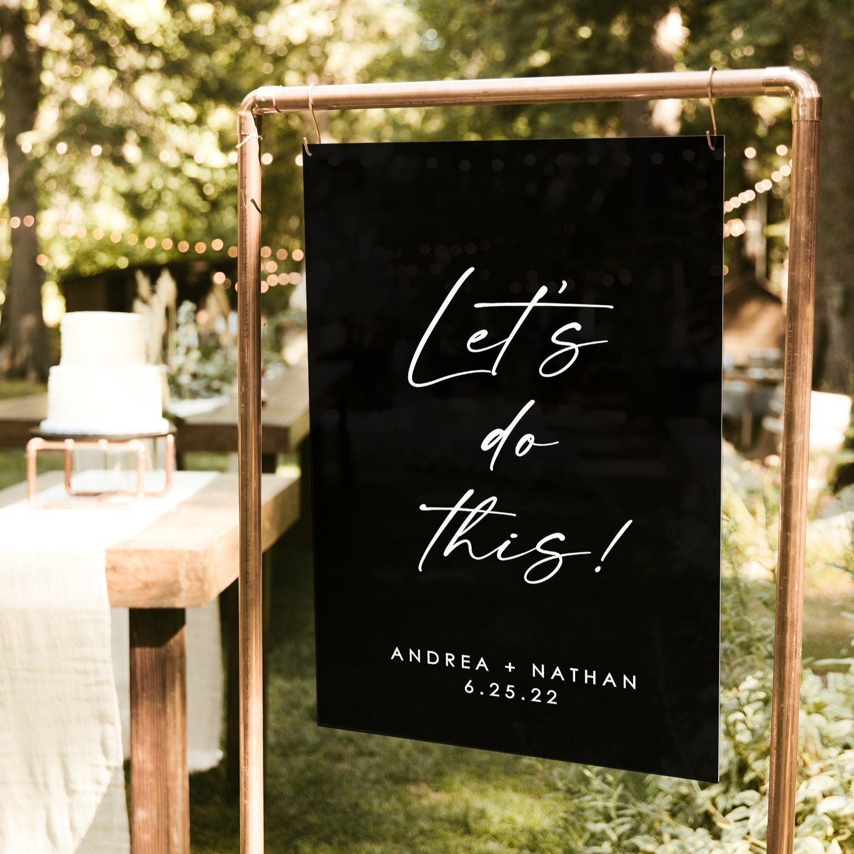 Wedding Welcome Sign