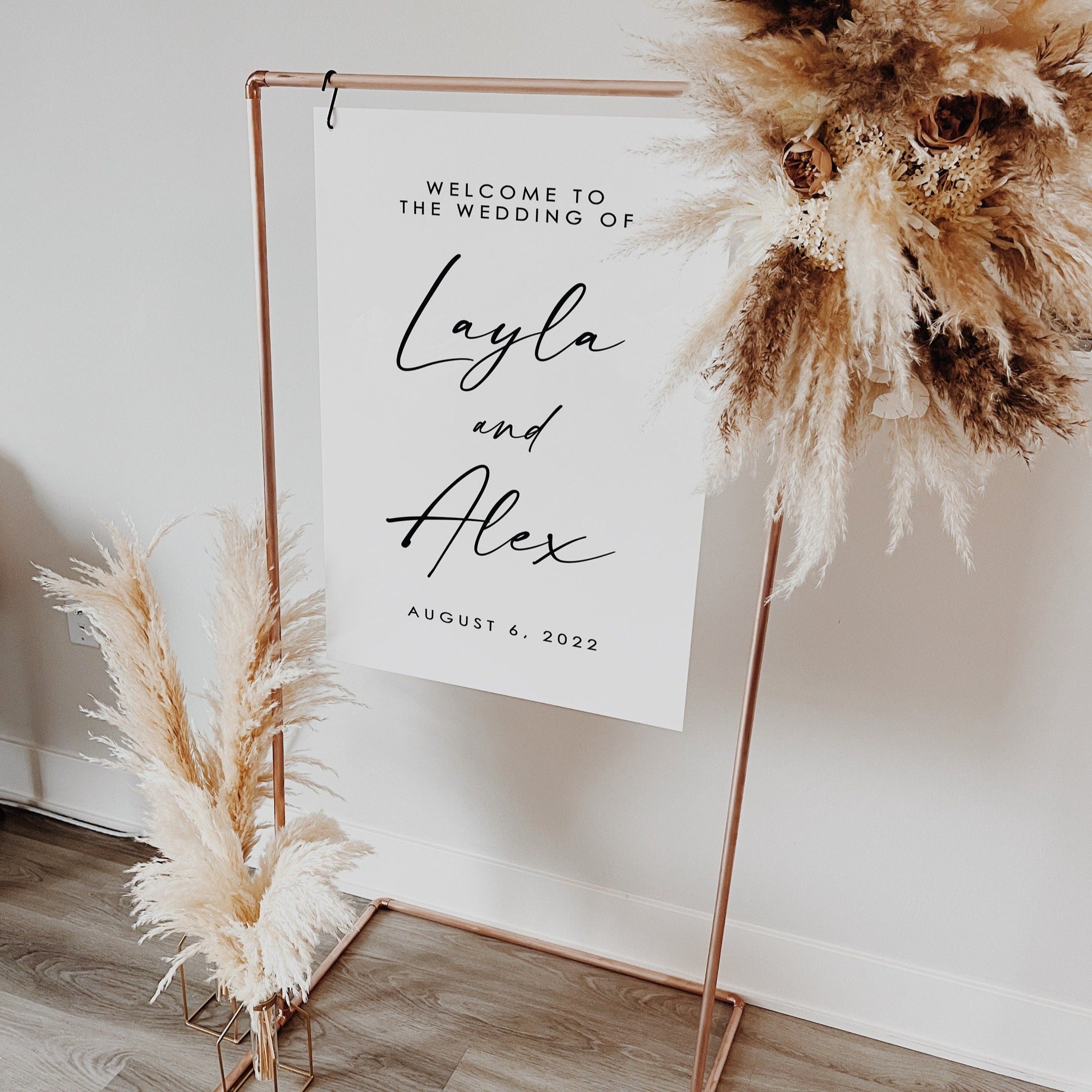 Wedding Welcome Sign