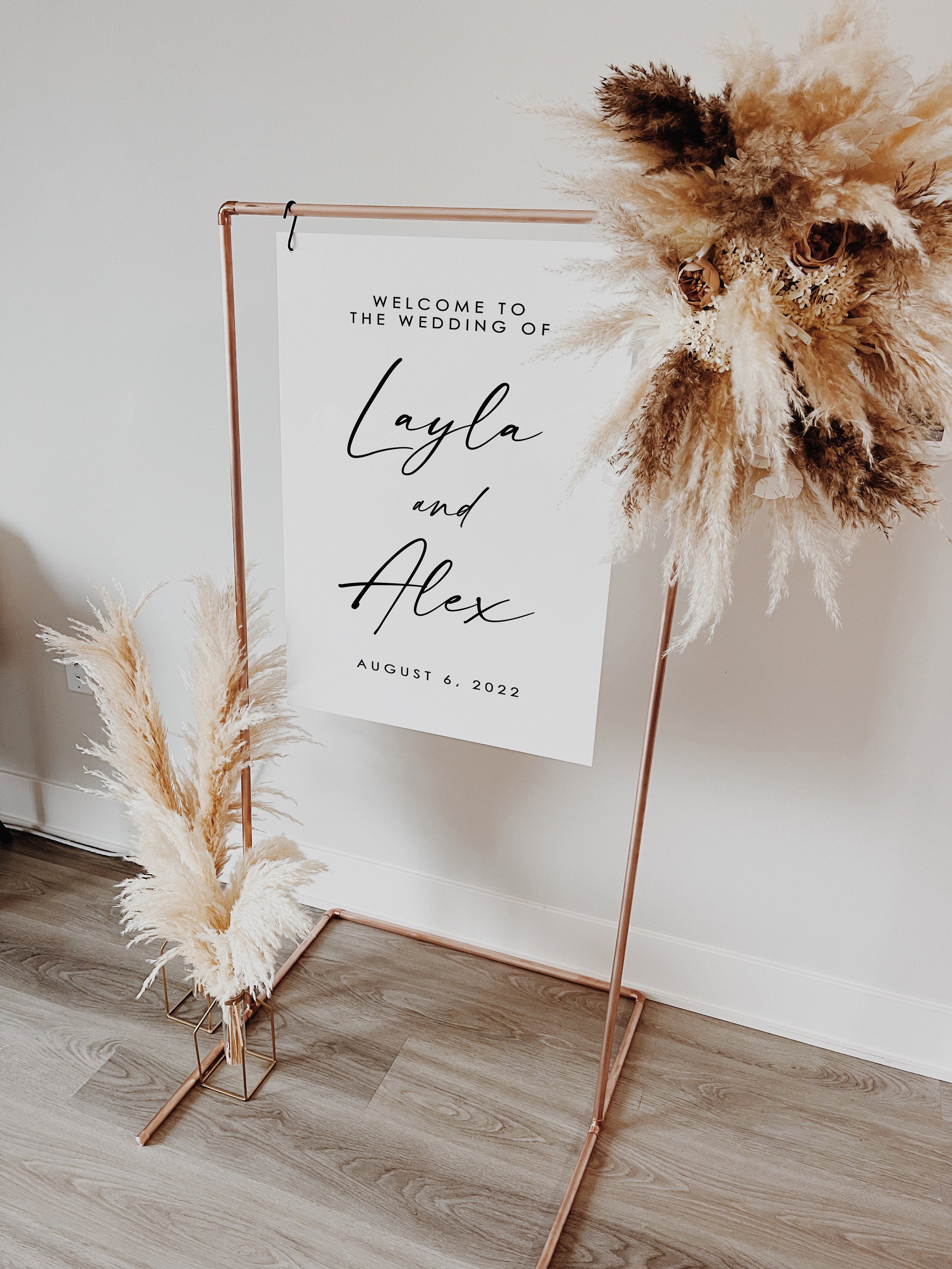 Wedding Welcome Sign