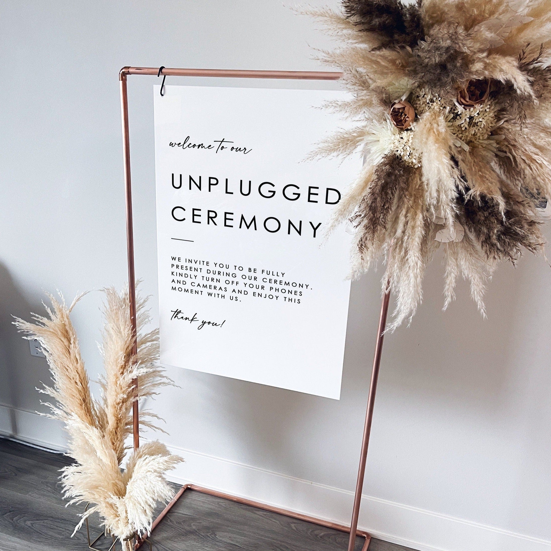 Unplugged Sign