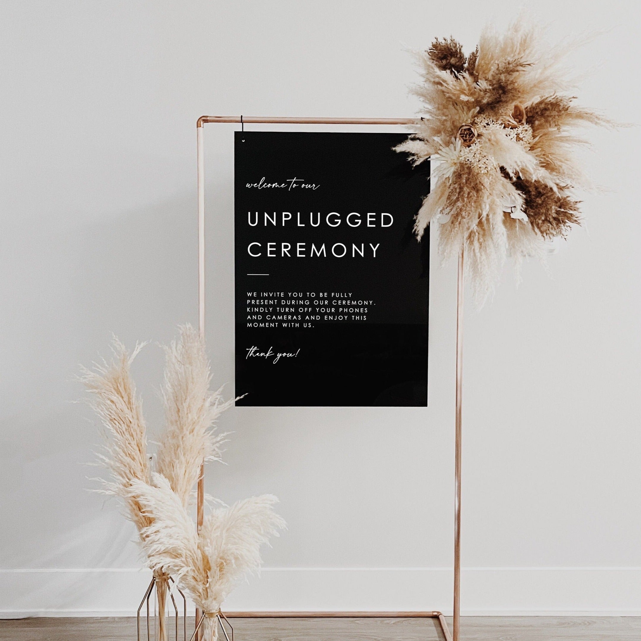 Unplugged Sign