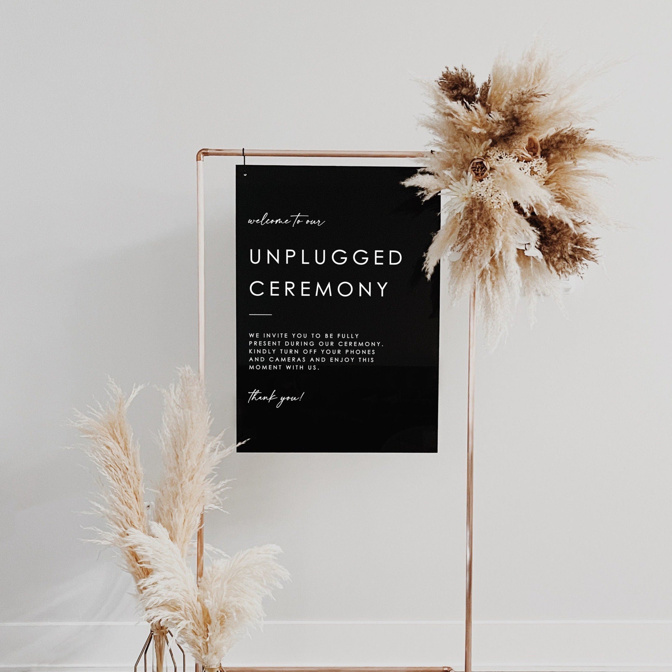 Unplugged Sign