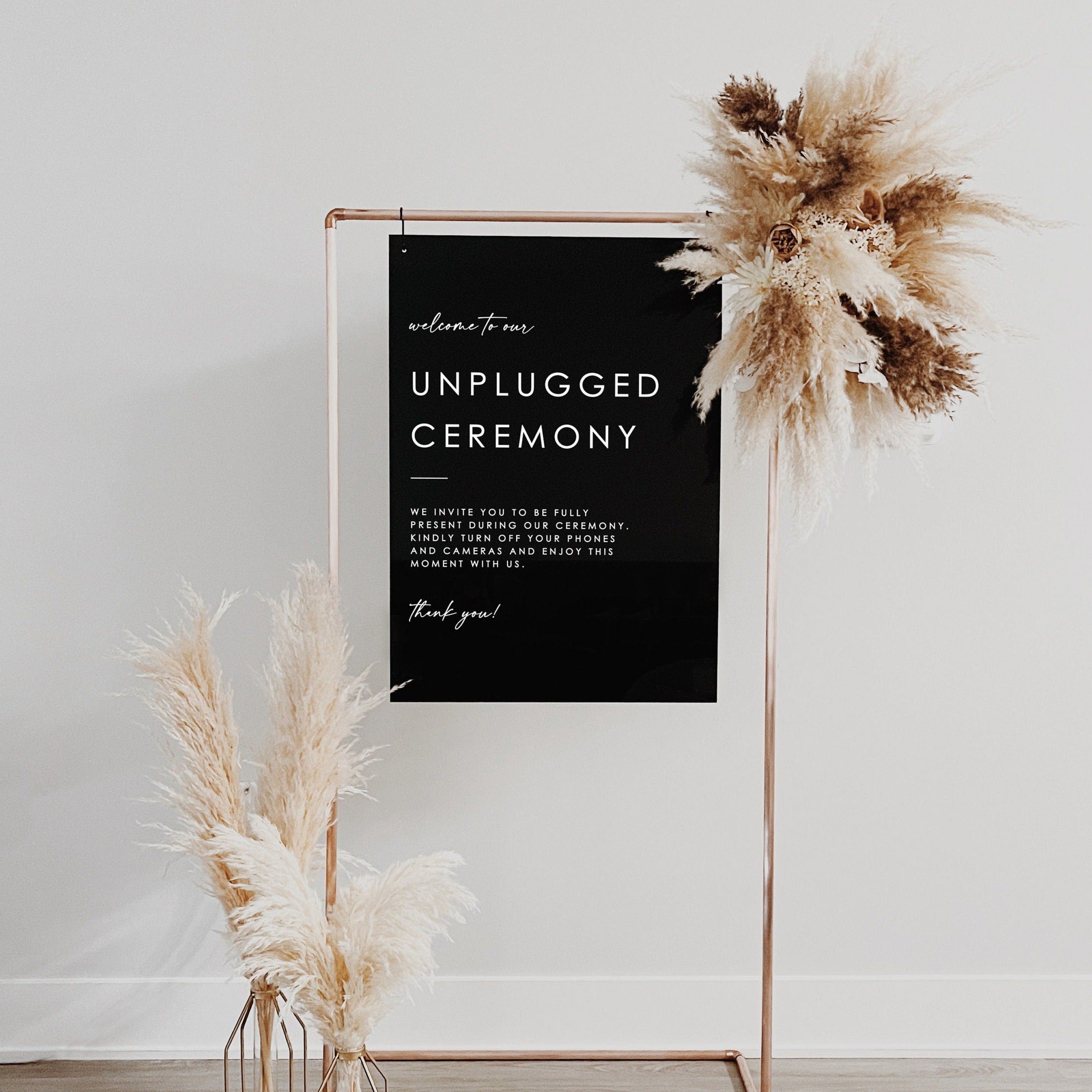 Unplugged Sign