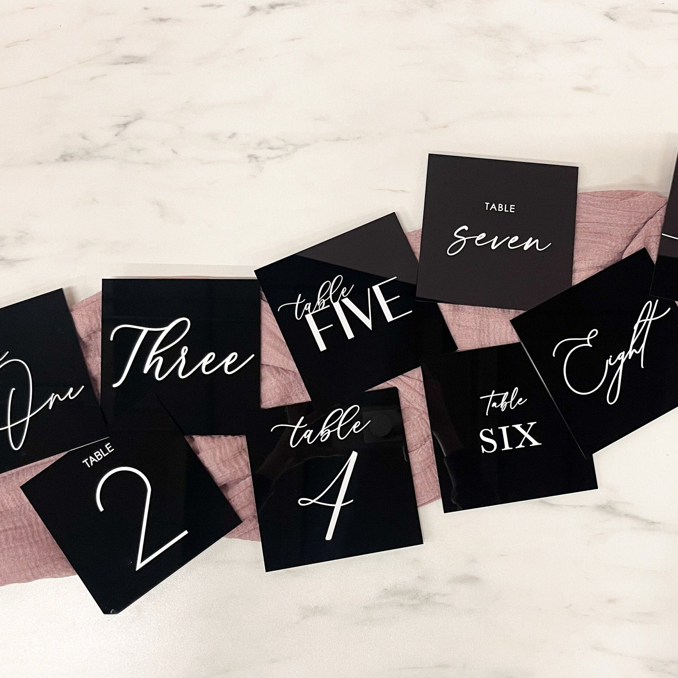 Table Numbers