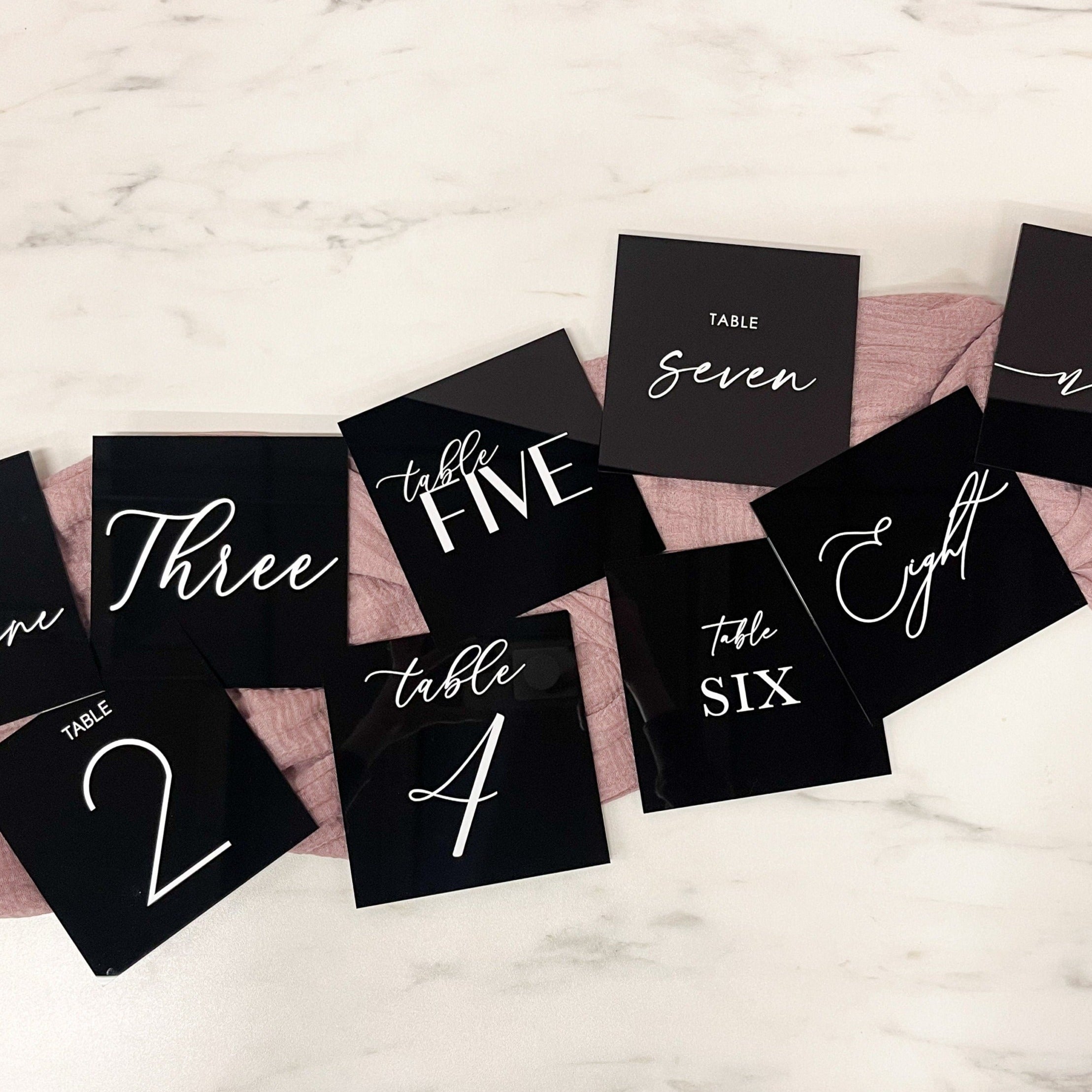 Table Numbers