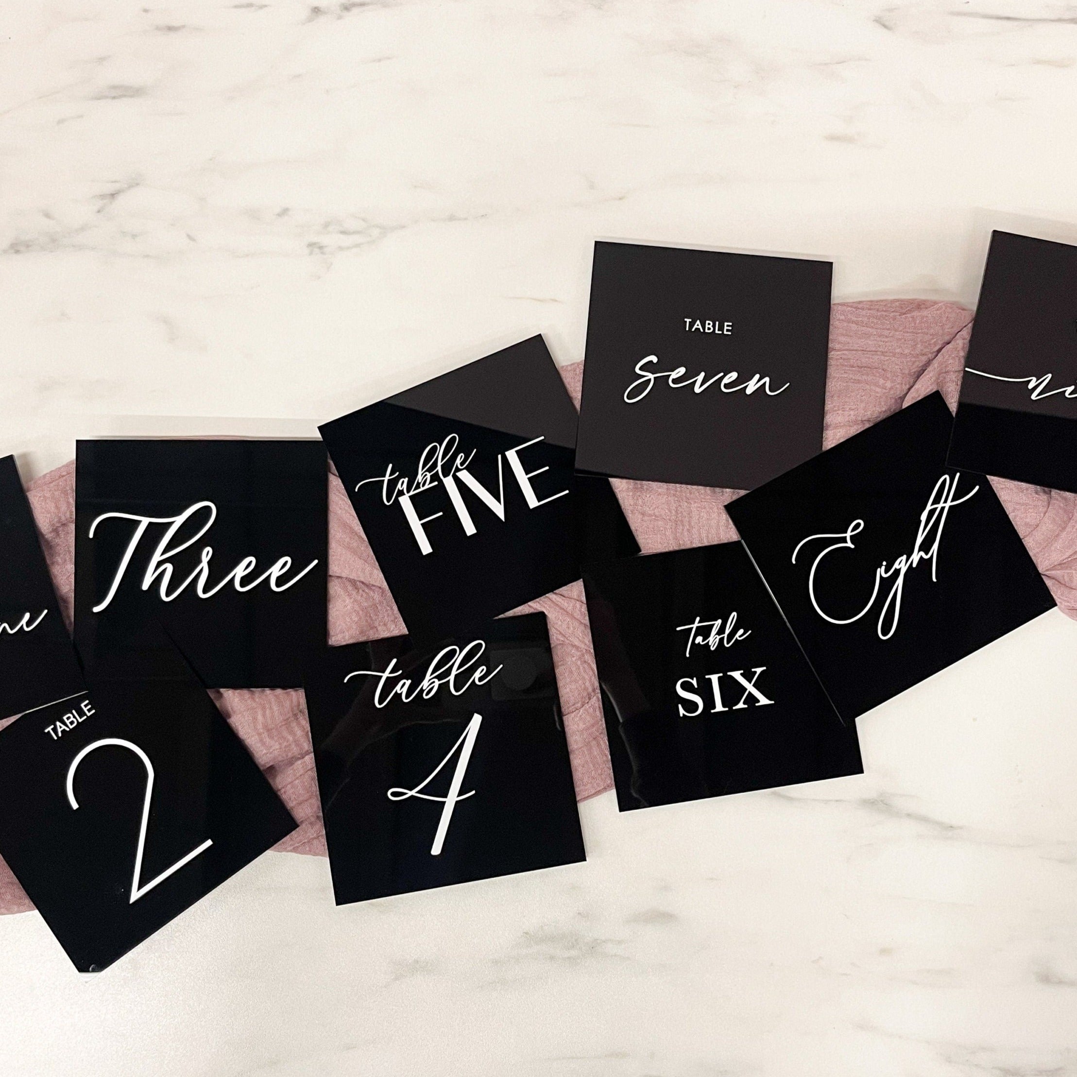 Table Numbers