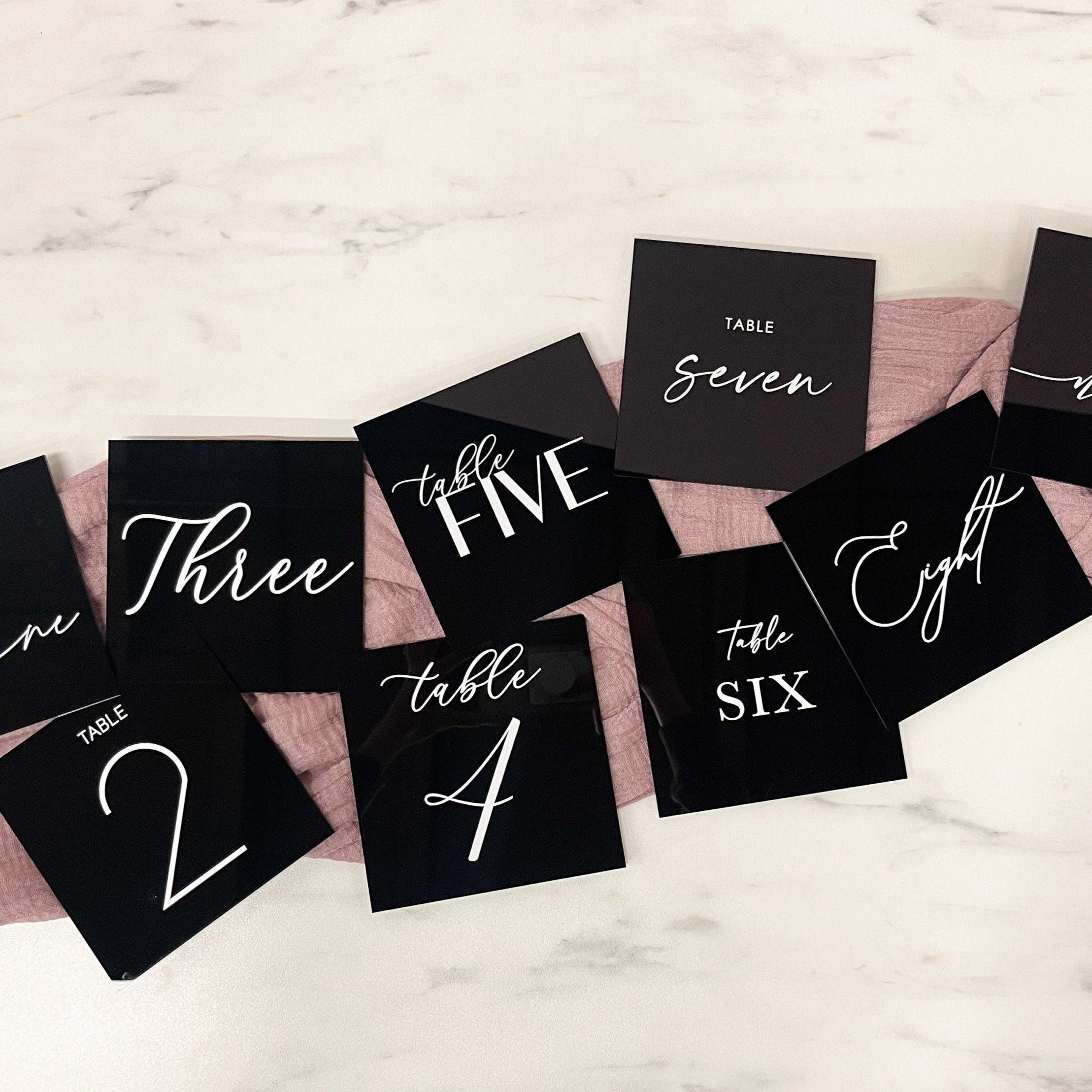 Table Numbers