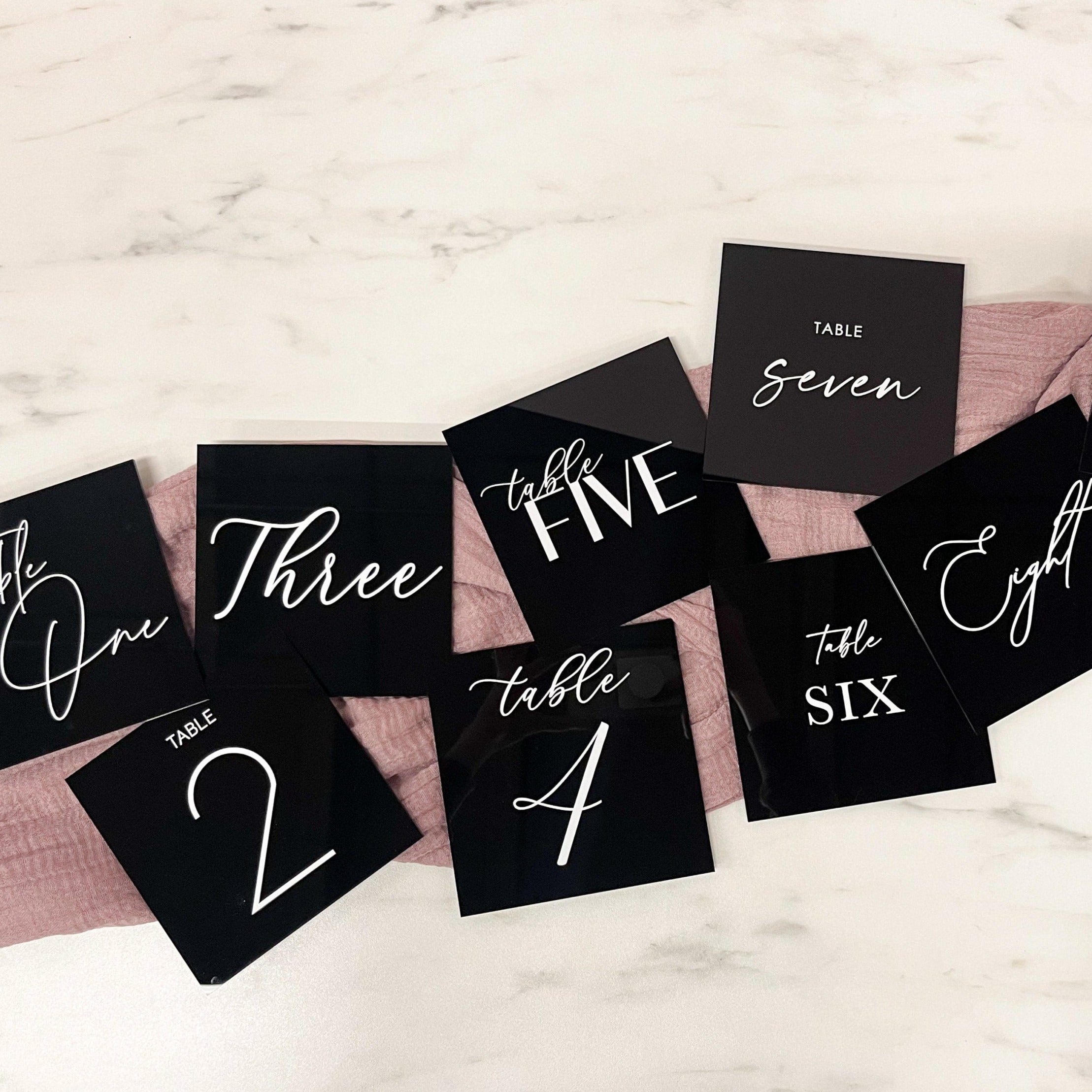 Table Numbers