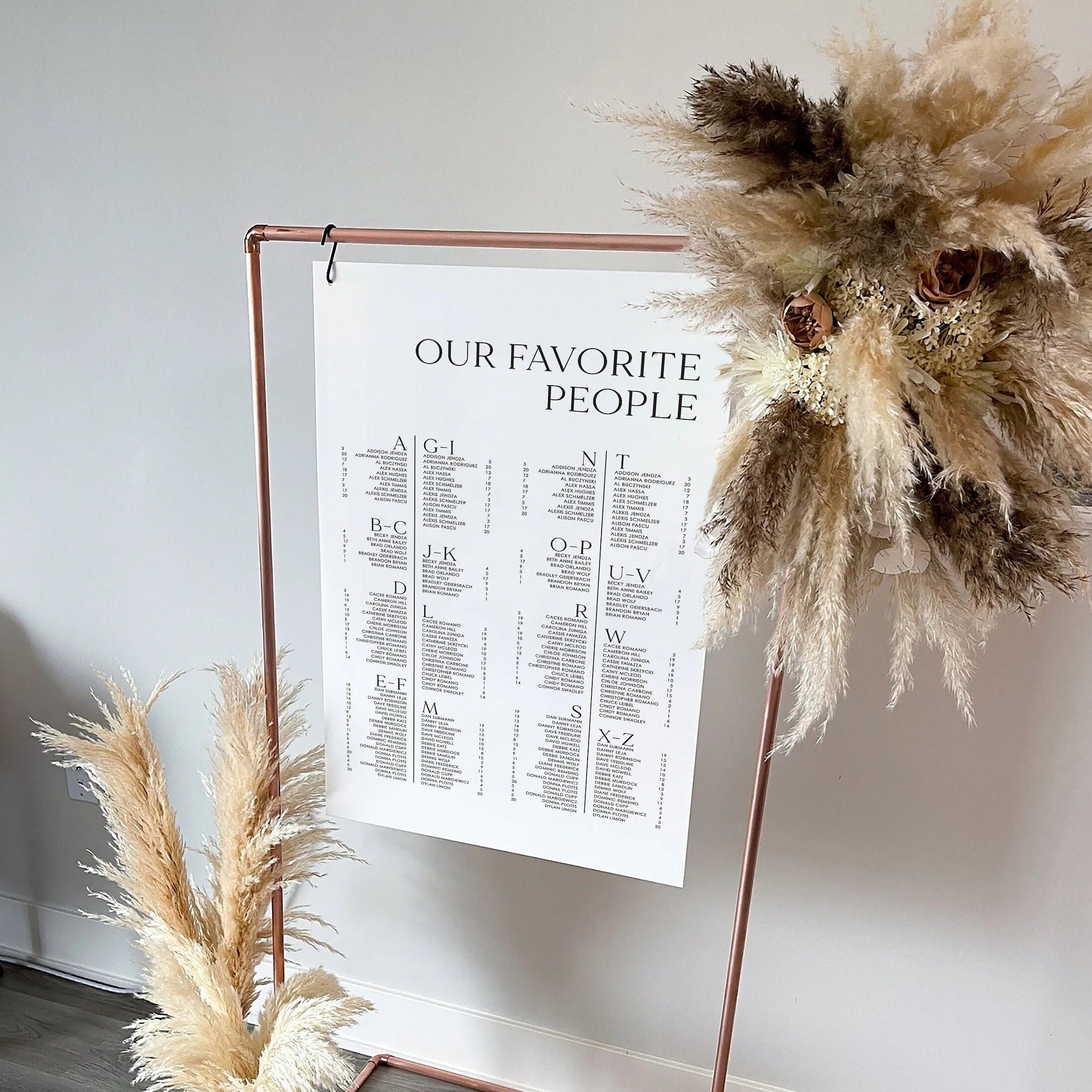 Seating Chart