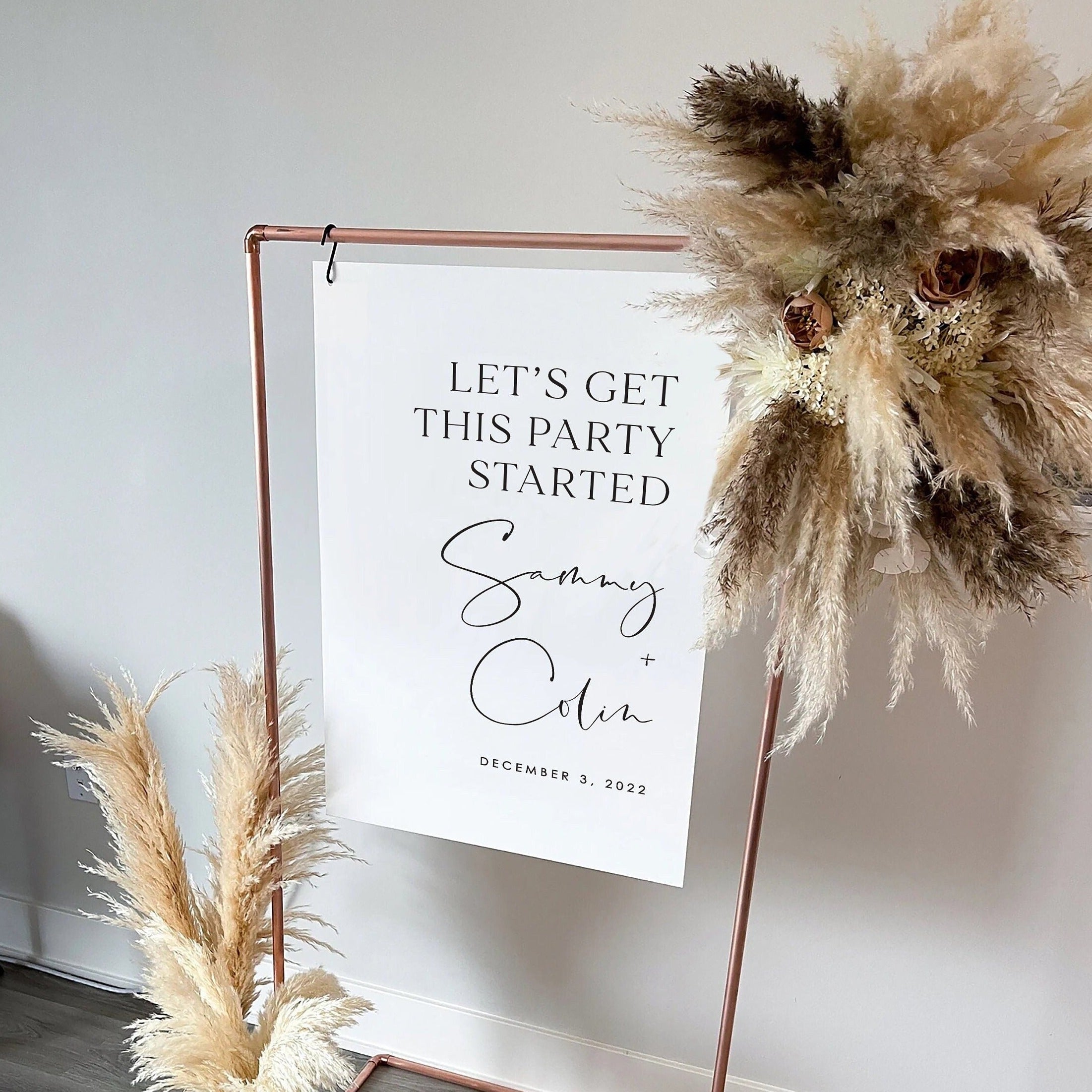 Wedding Welcome Sign