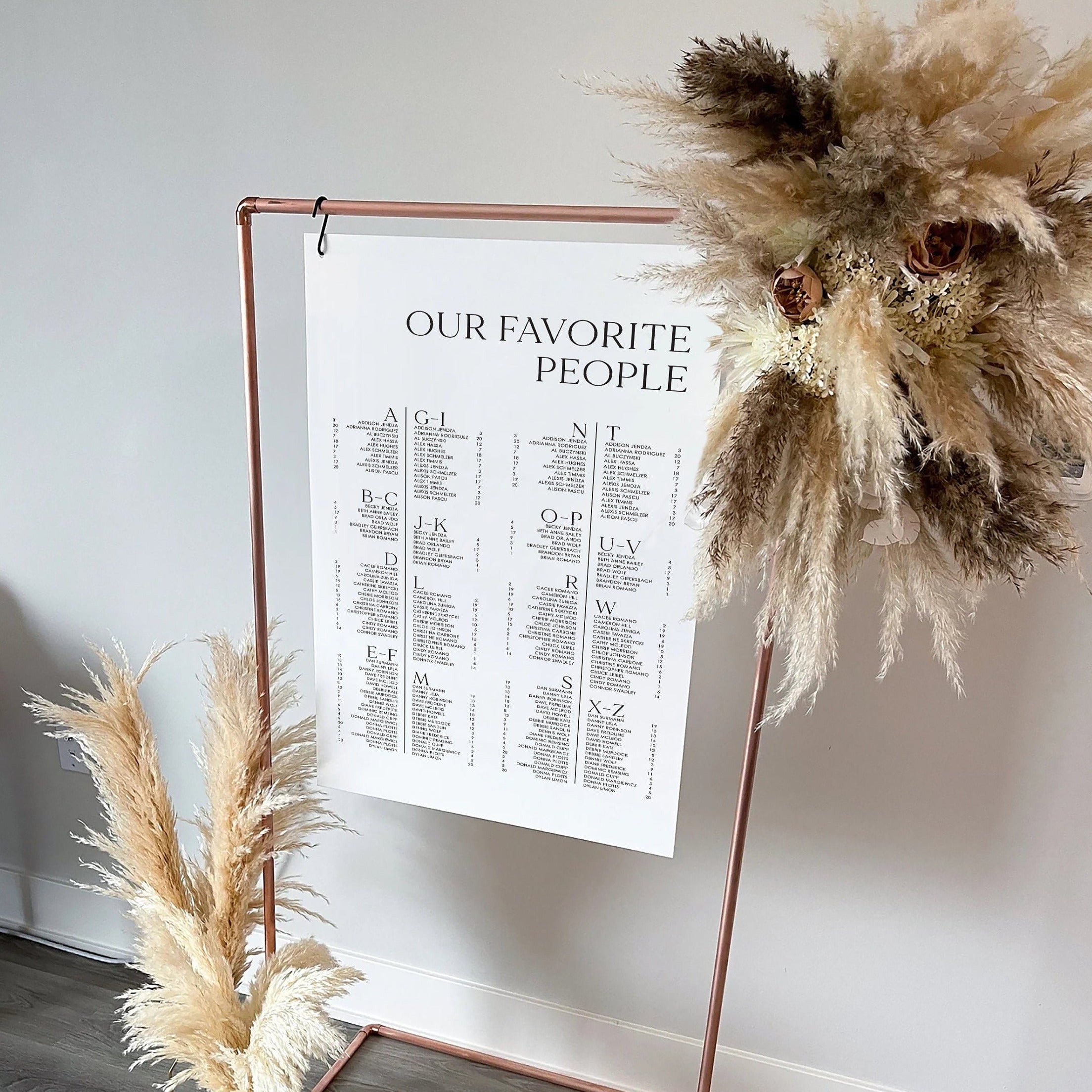 Seating Chart