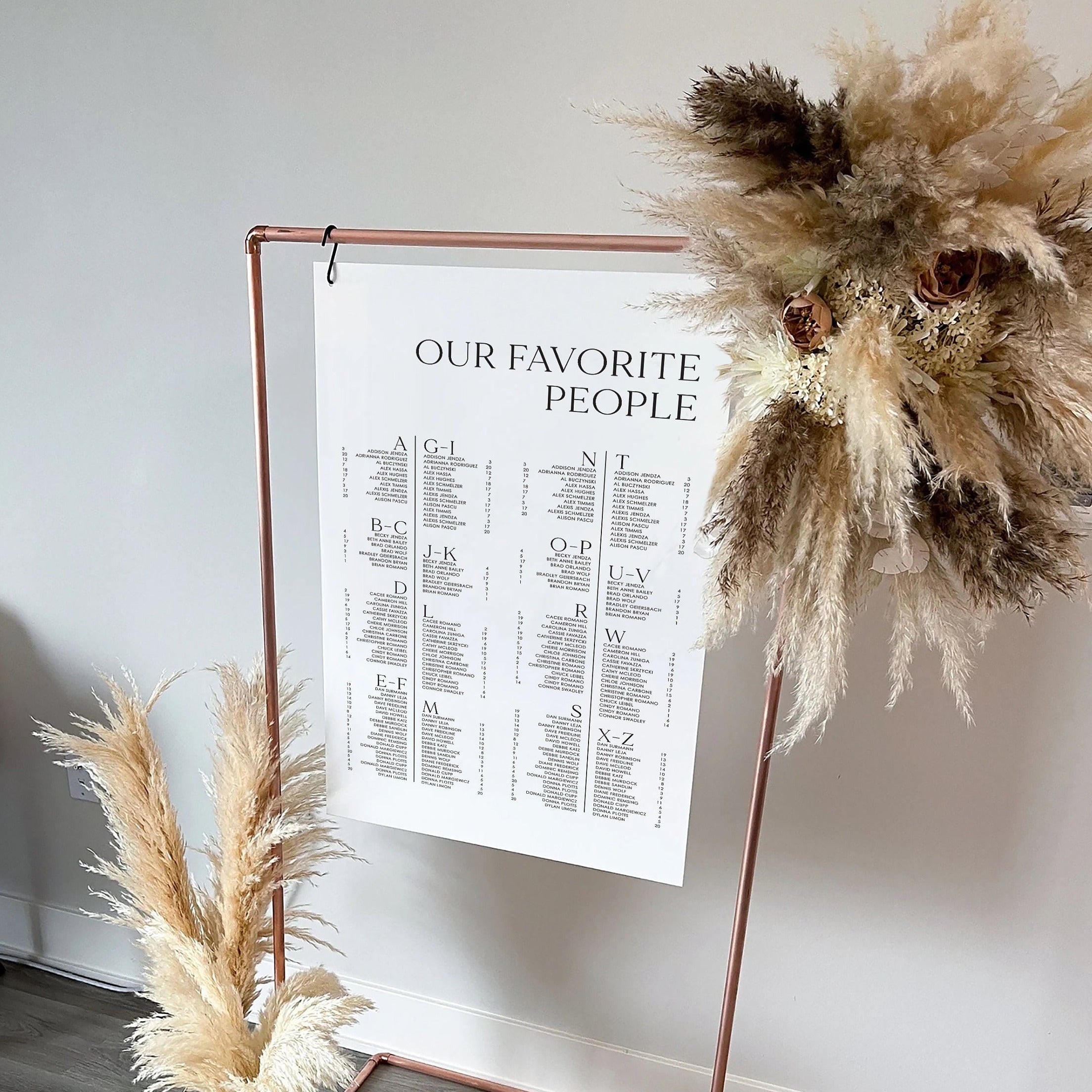 Seating Chart