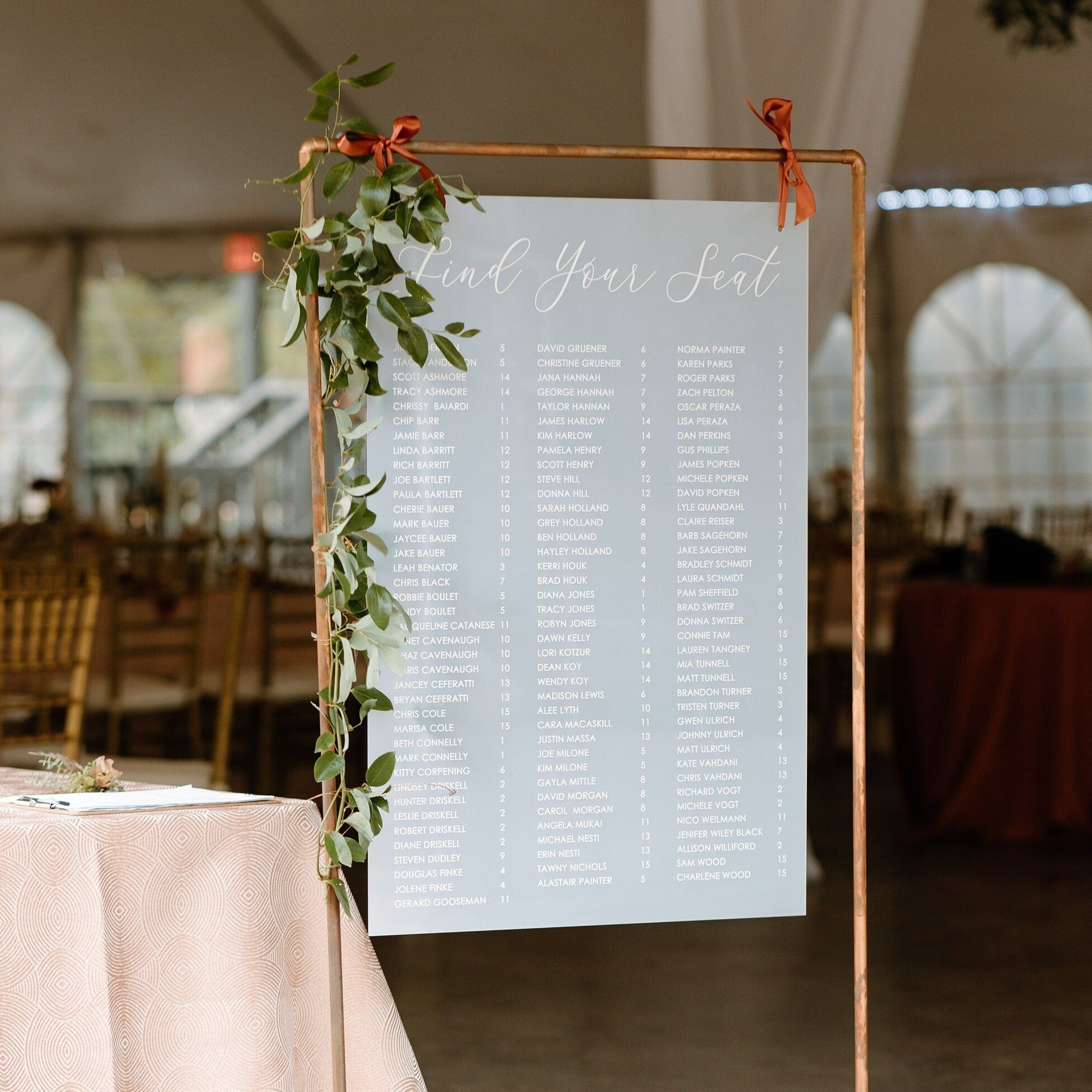 Seating Chart