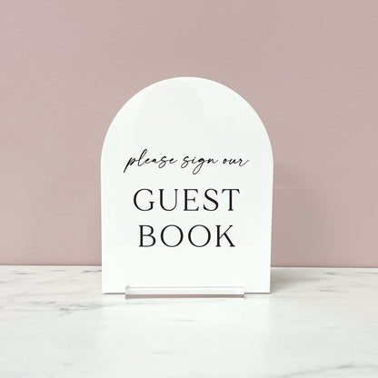 Arched Guestbook Sign for your wedding