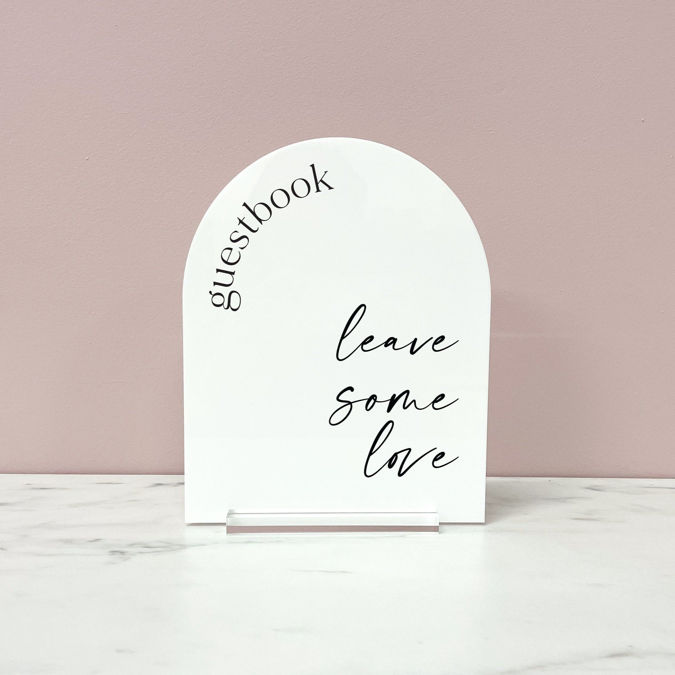 Arched Guestbook Sign for your wedding