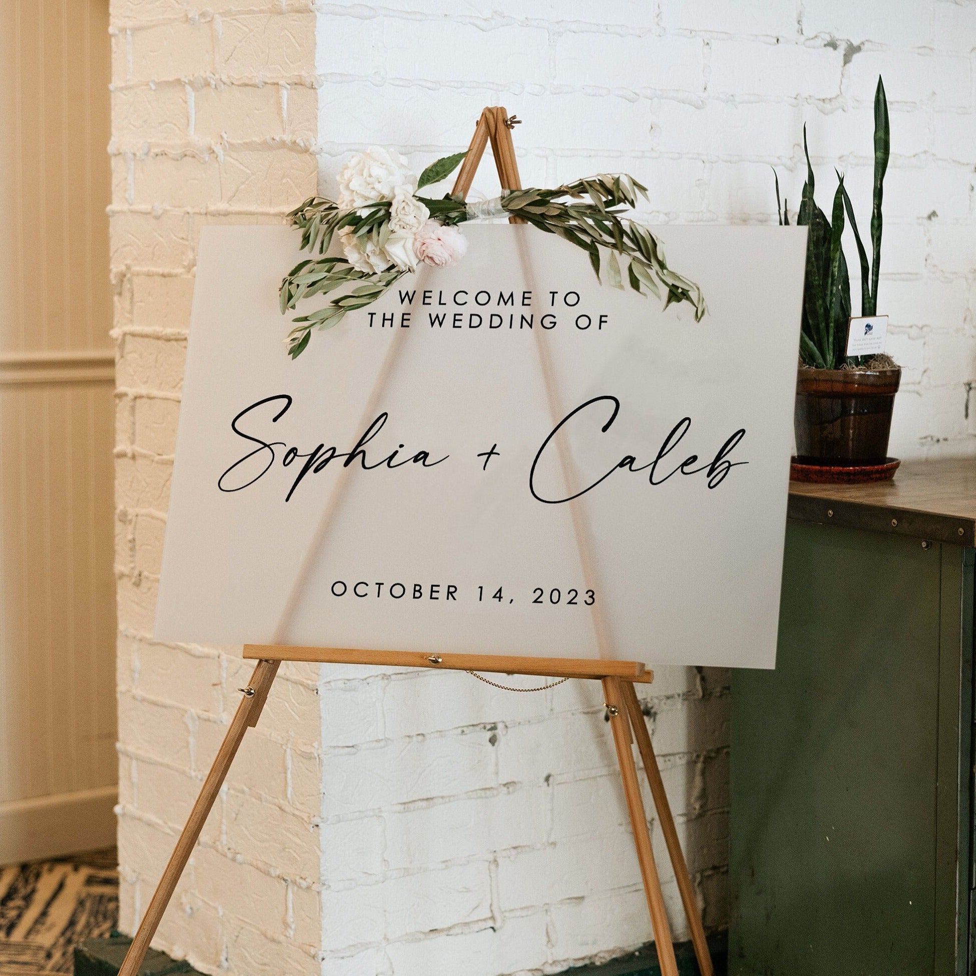 Wedding Welcome Sign