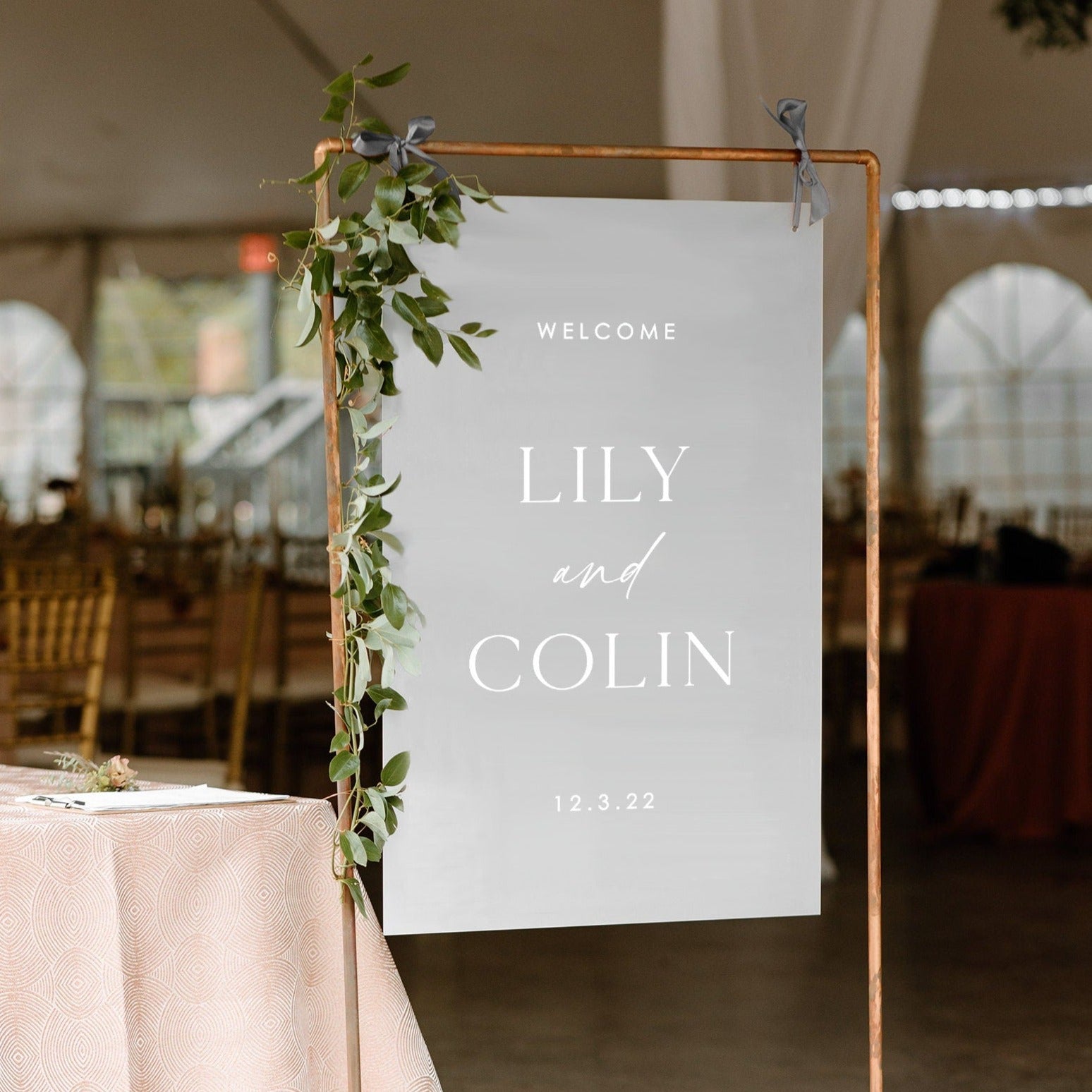 Wedding Welcome Sign