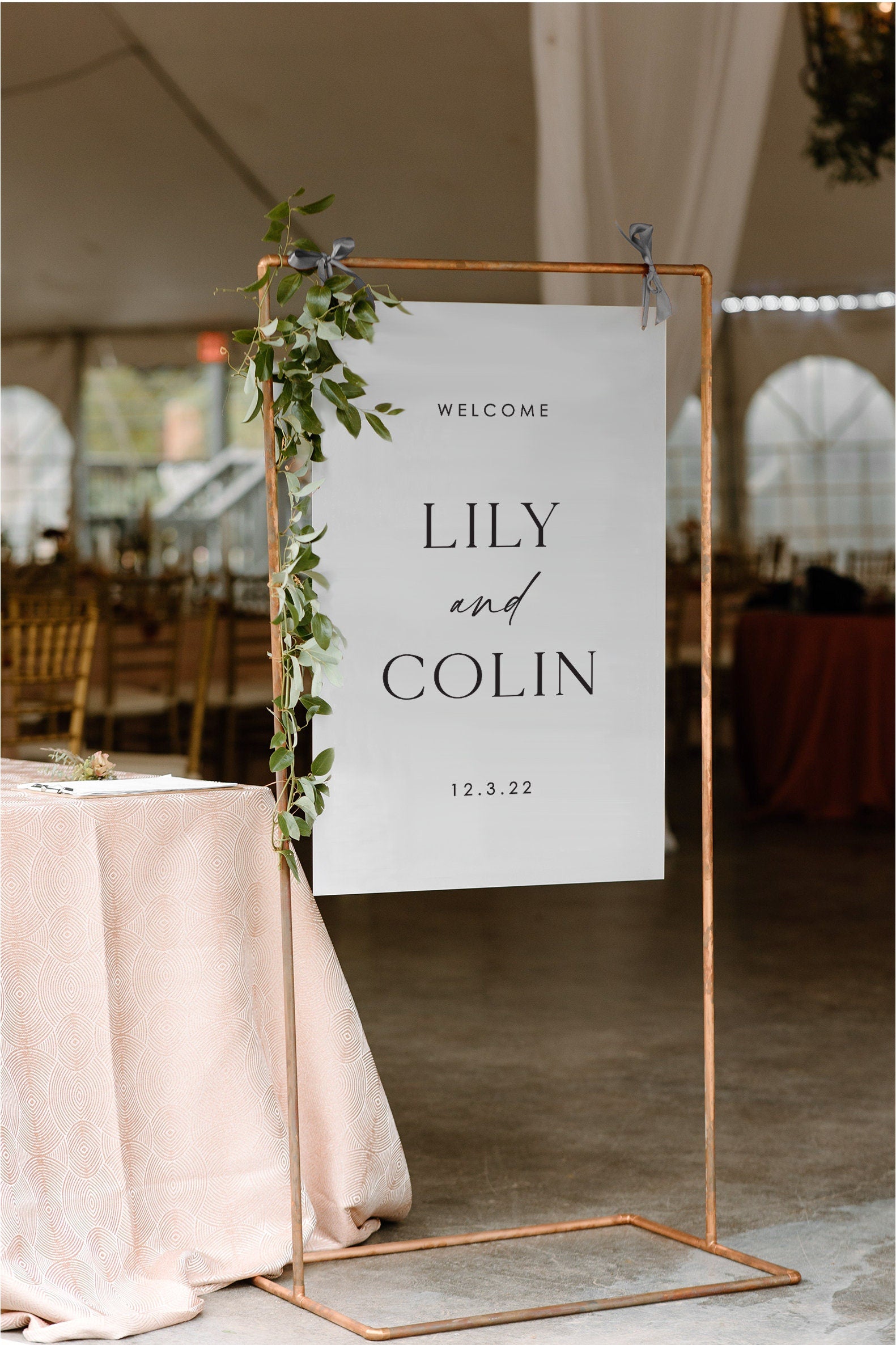 Wedding Welcome Sign