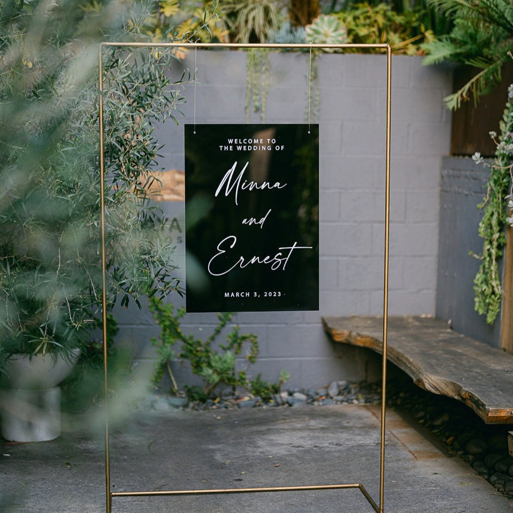 Wedding Welcome Sign