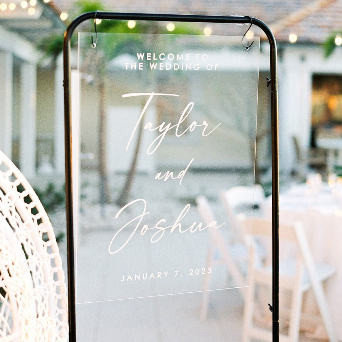 Wedding Welcome Sign