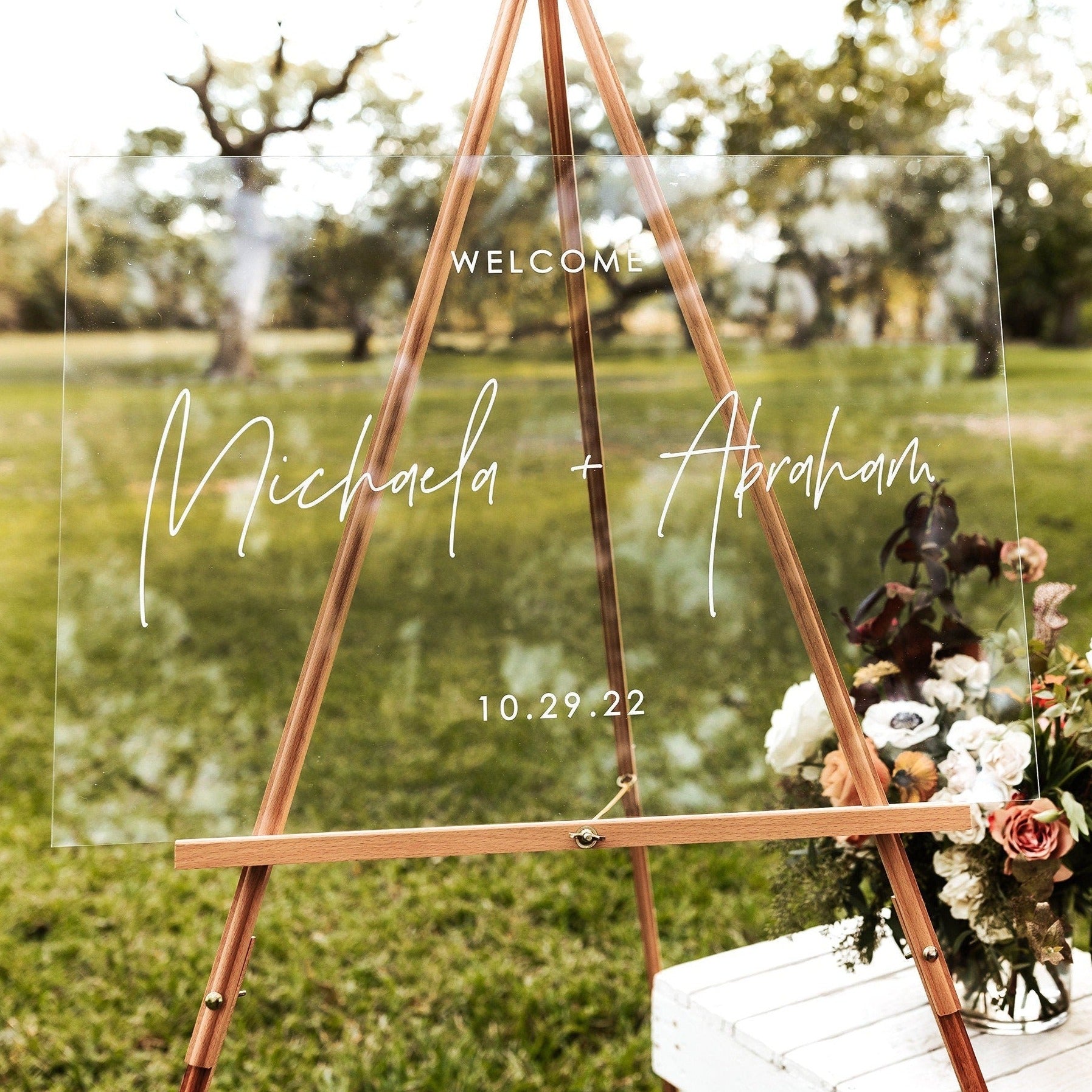 Wedding Welcome Sign