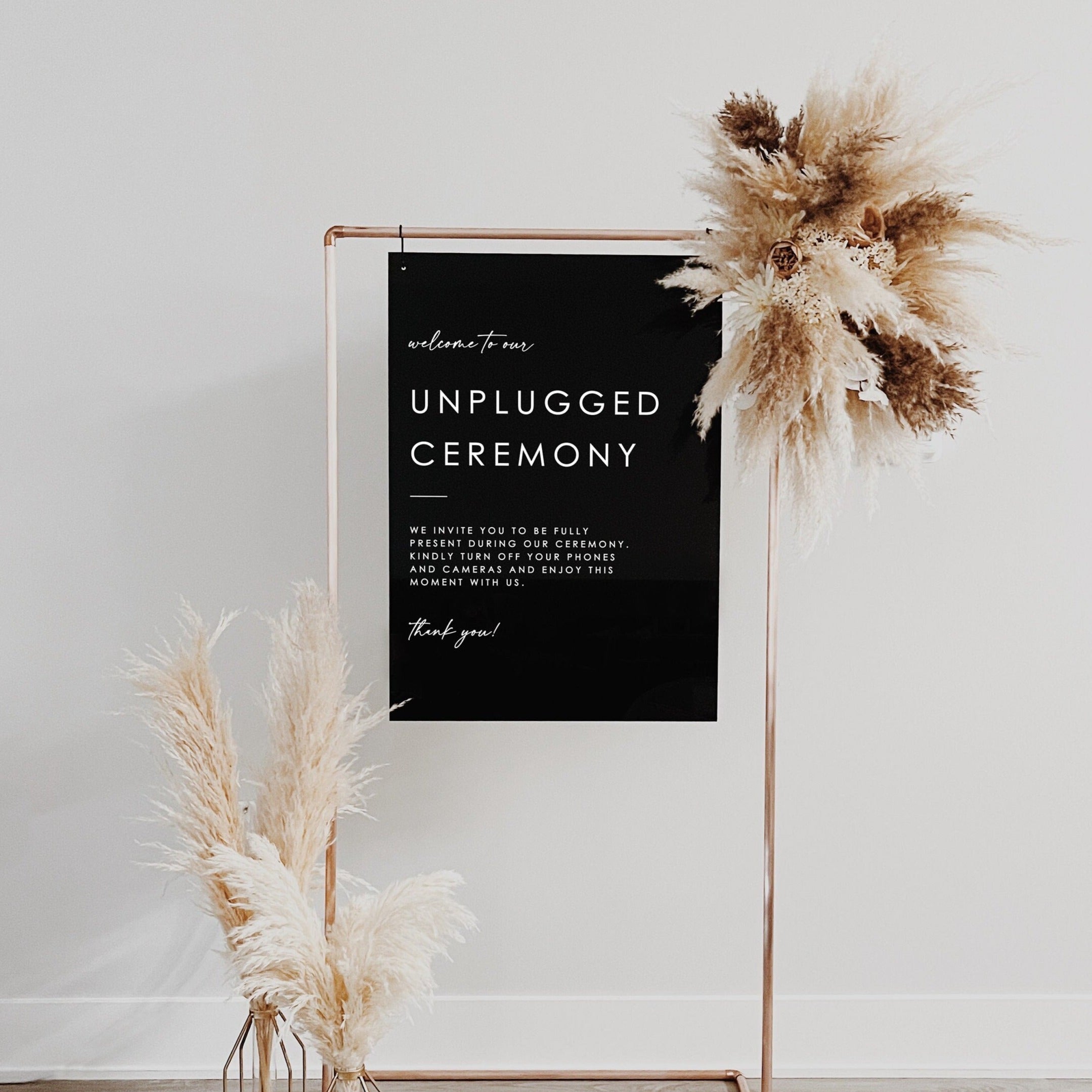 Unplugged Sign