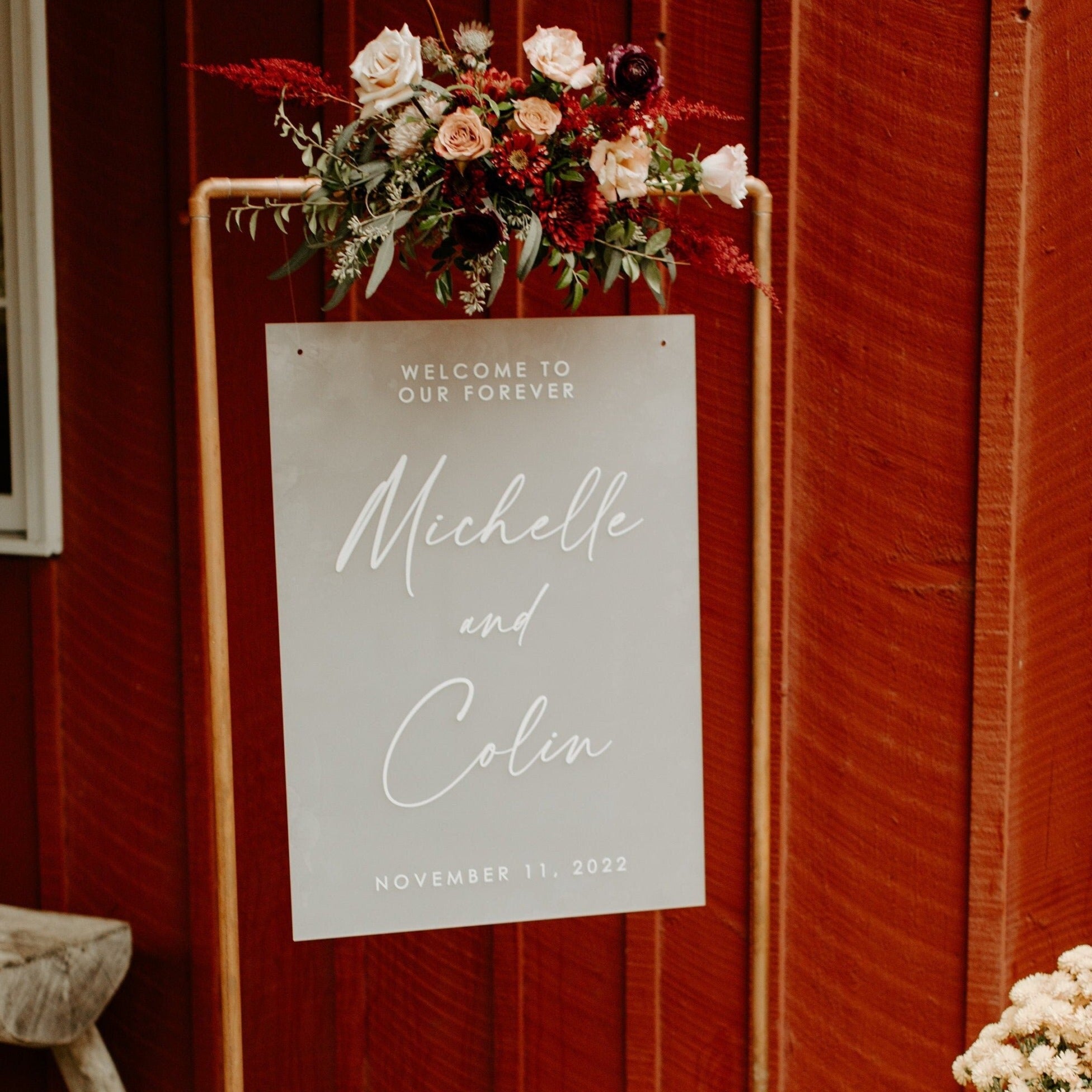 Wedding Welcome Sign