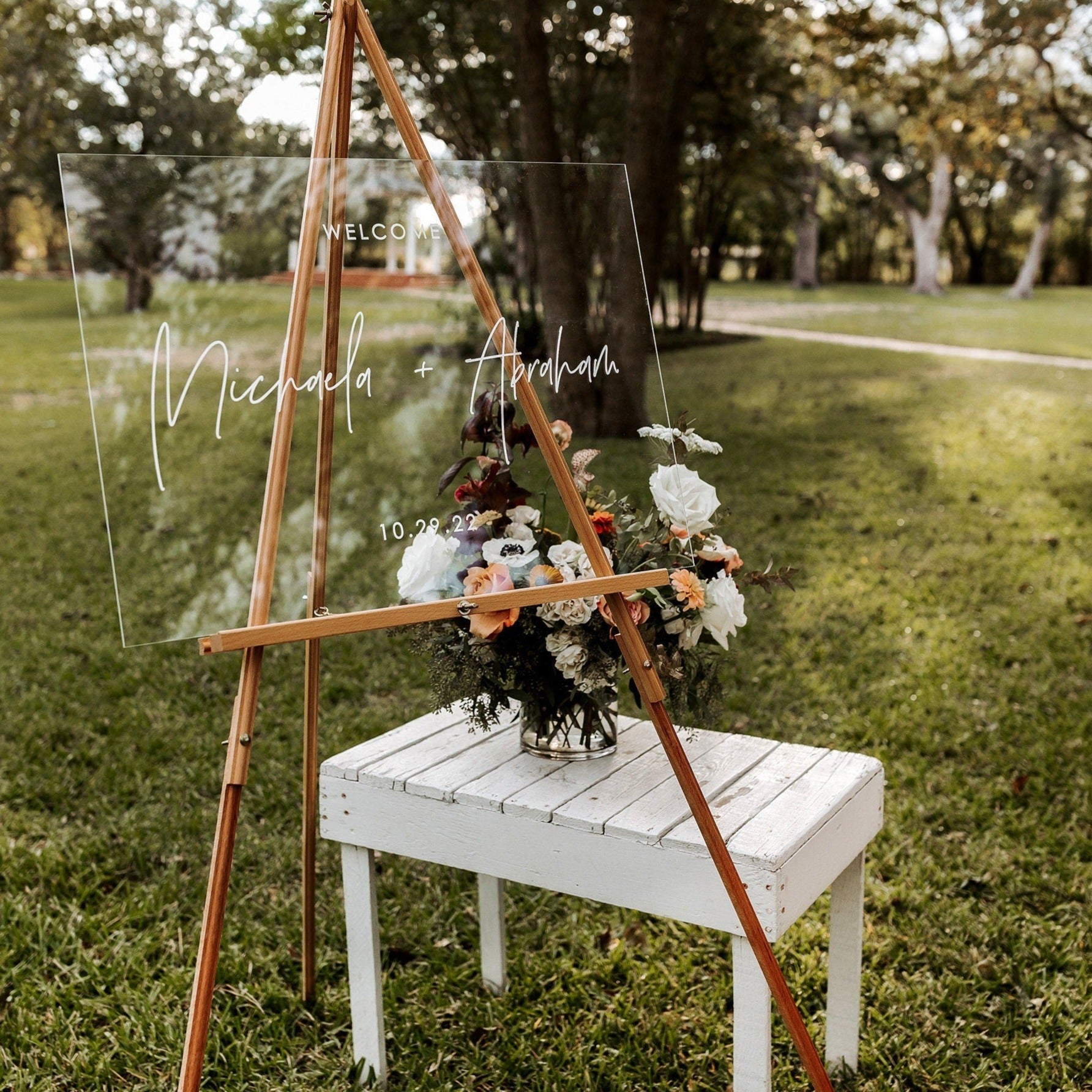 Wedding Welcome Sign