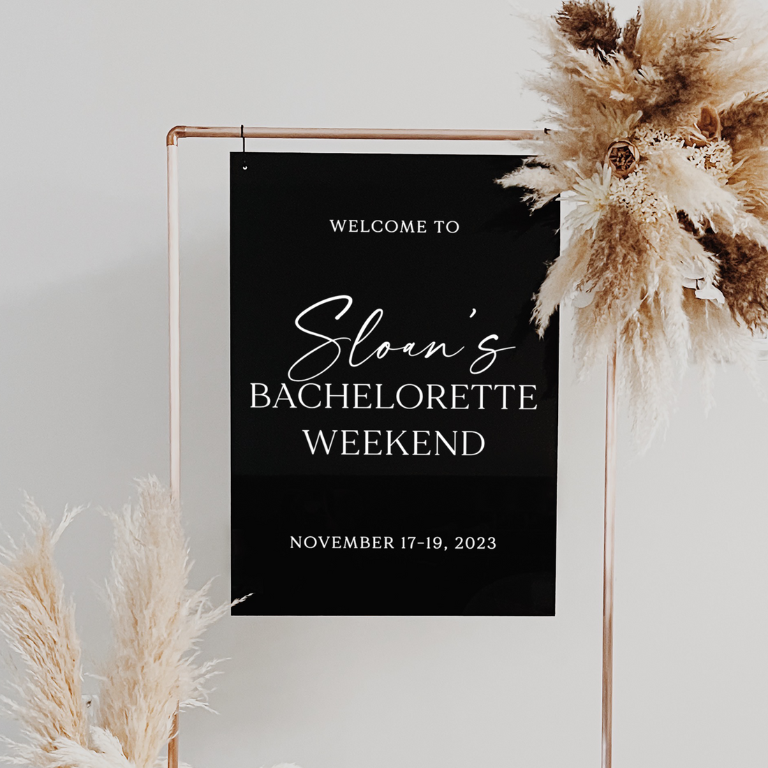 Bachelorette Welcome Sign