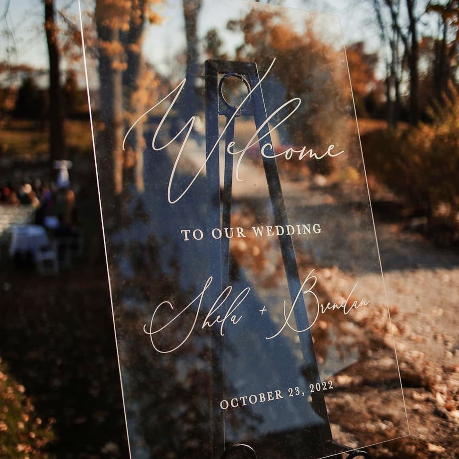 Wedding Welcome Sign