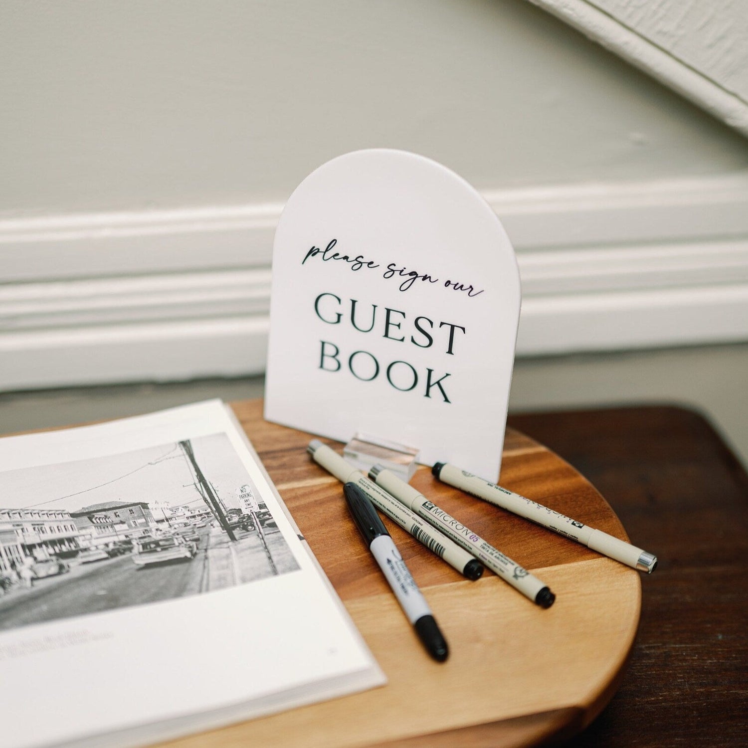 Arched Guestbook Sign